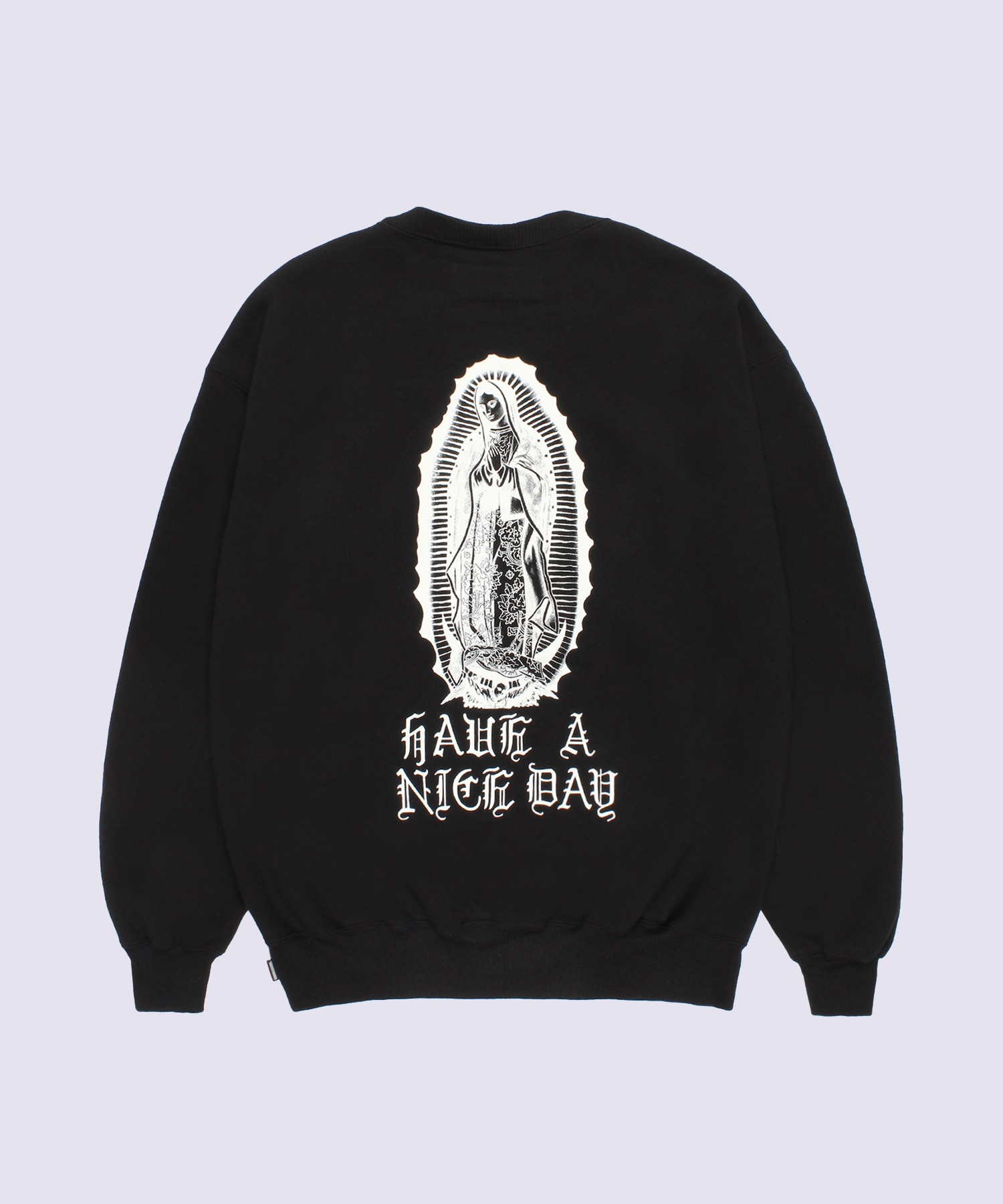 WASHED MIDDLE WEIGHT CREW NECK SWEAT SHIRT WACKO MARIA
