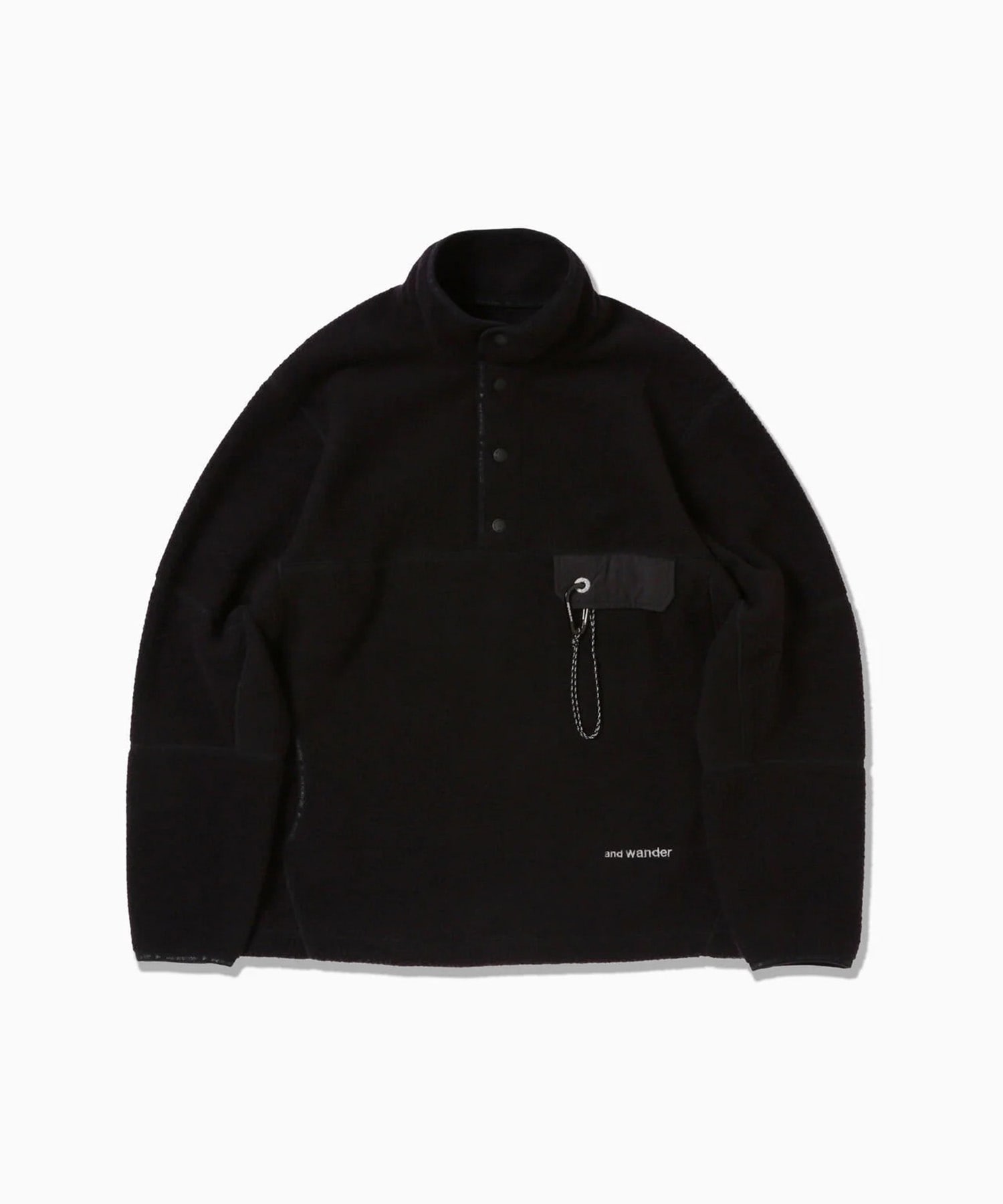 wool fleece pullover and wander