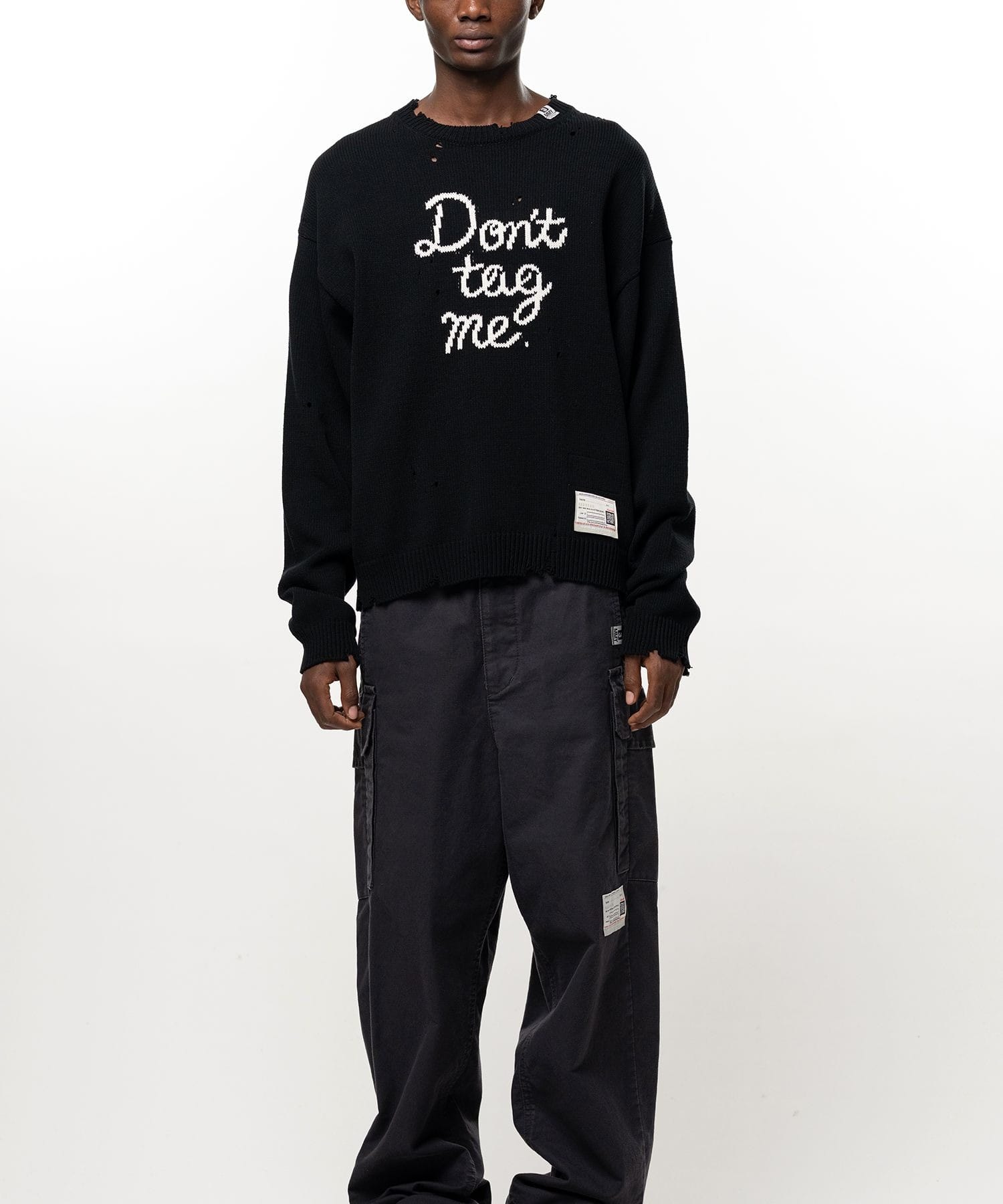 LETTERED KNIT PULLOVER Maison MIHARA YASUHIRO