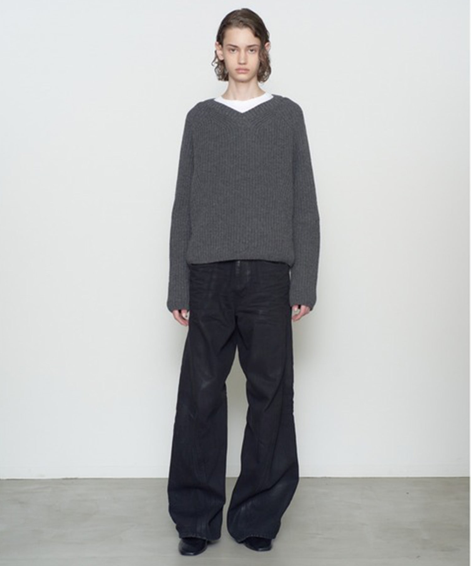 V-NECK SWEATER NVRFRGT