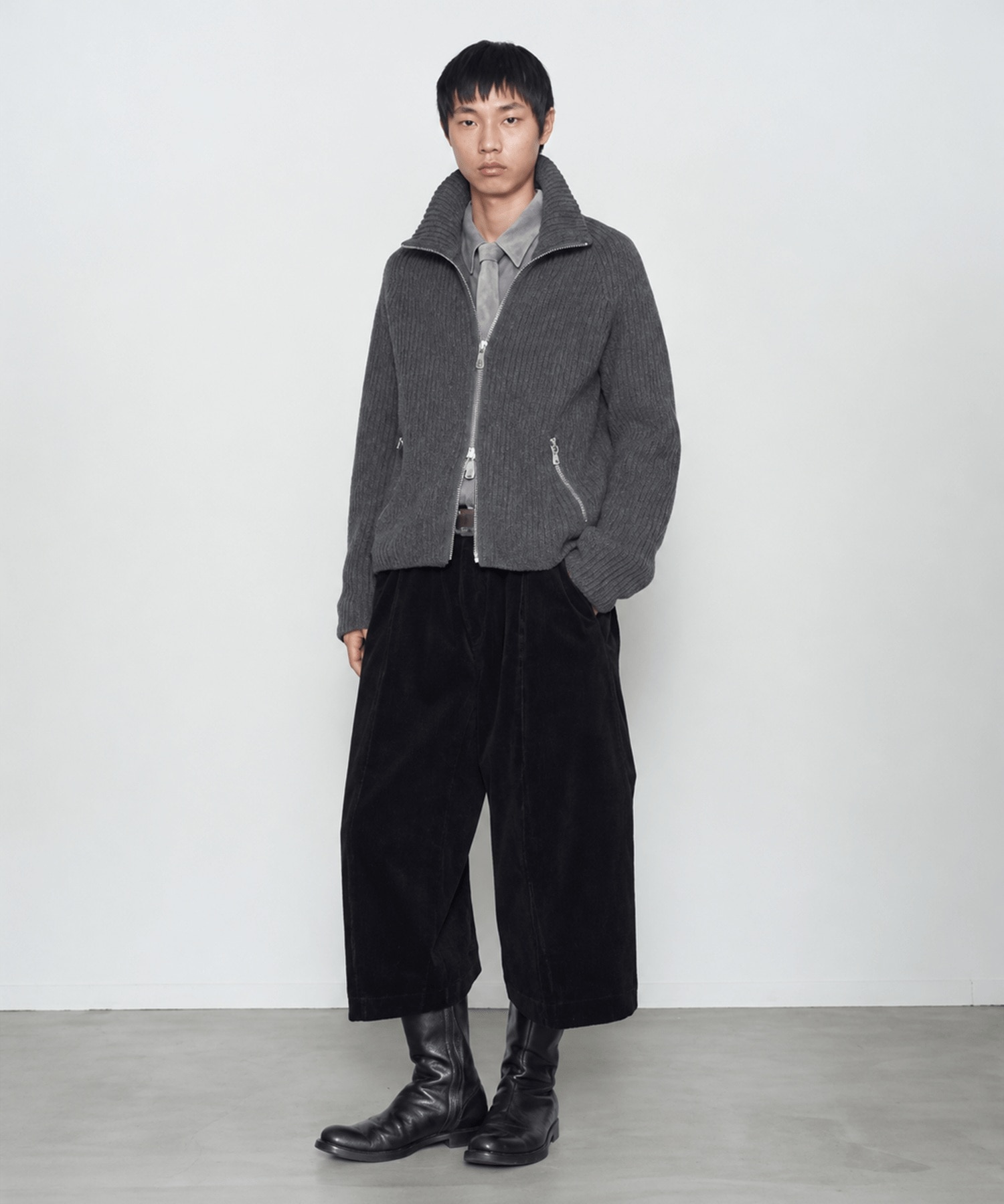 DRIVERS ZIP UP SWEATER NVRFRGT