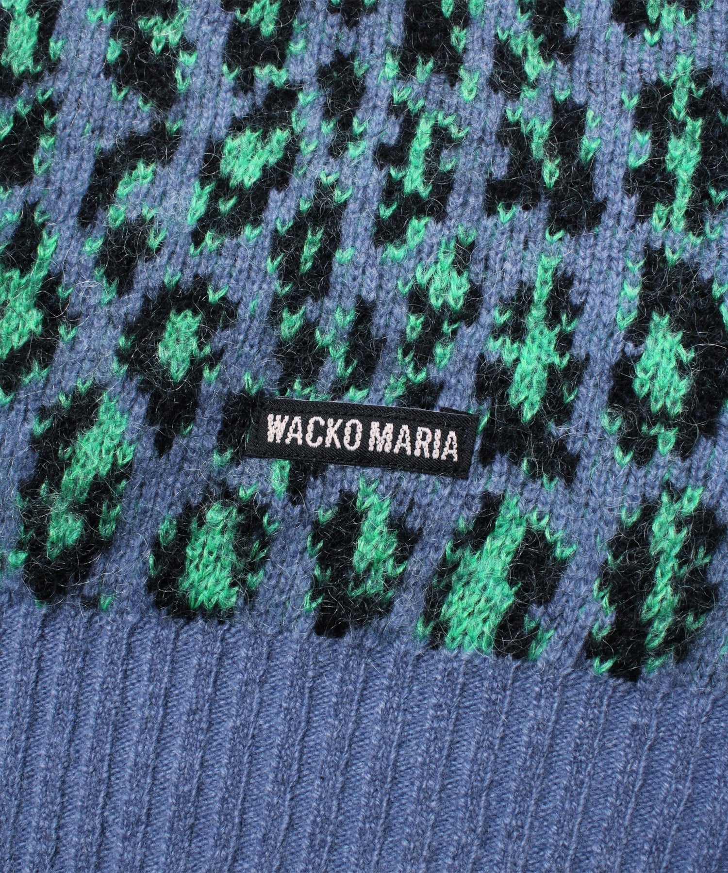 LEOPARD MOHAIR JACQUARD CARDIGAN WACKO MARIA