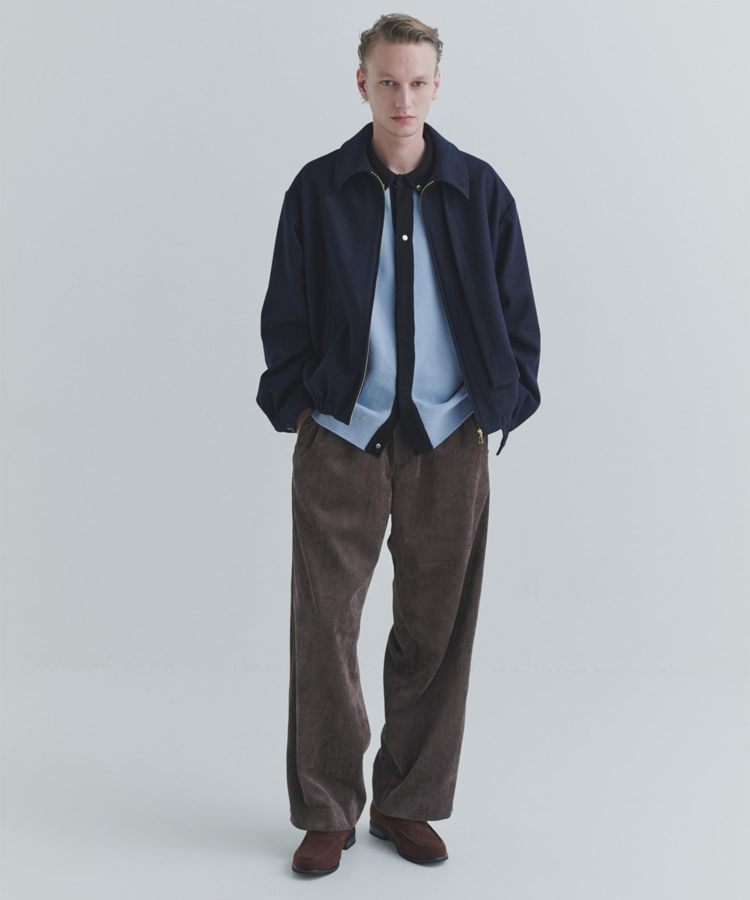 Wide Wale Corduroy Drawstring Wide Pants CULLNI