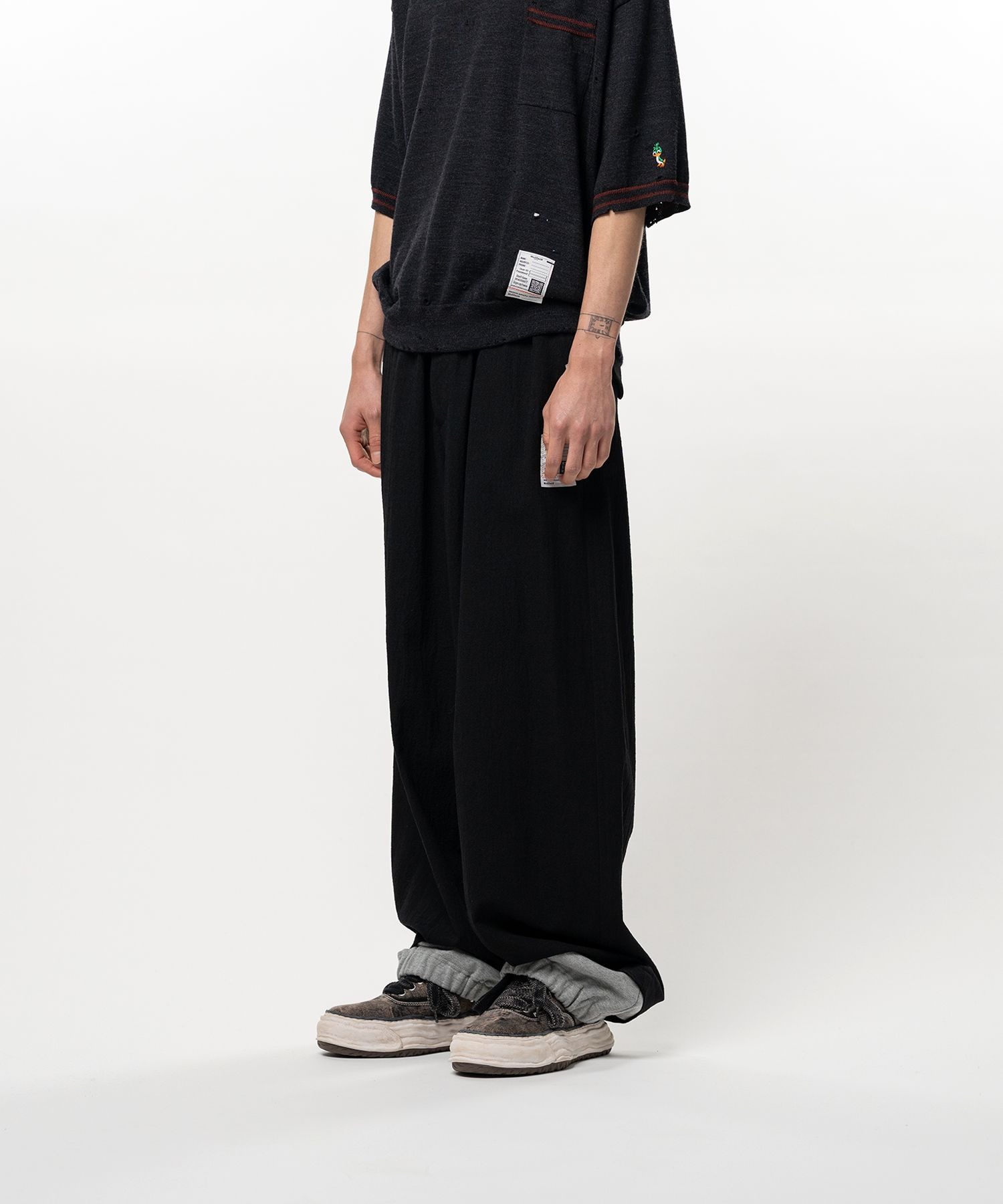 BOTTOM LAYERD TROUSERS Maison MIHARA YASUHIRO