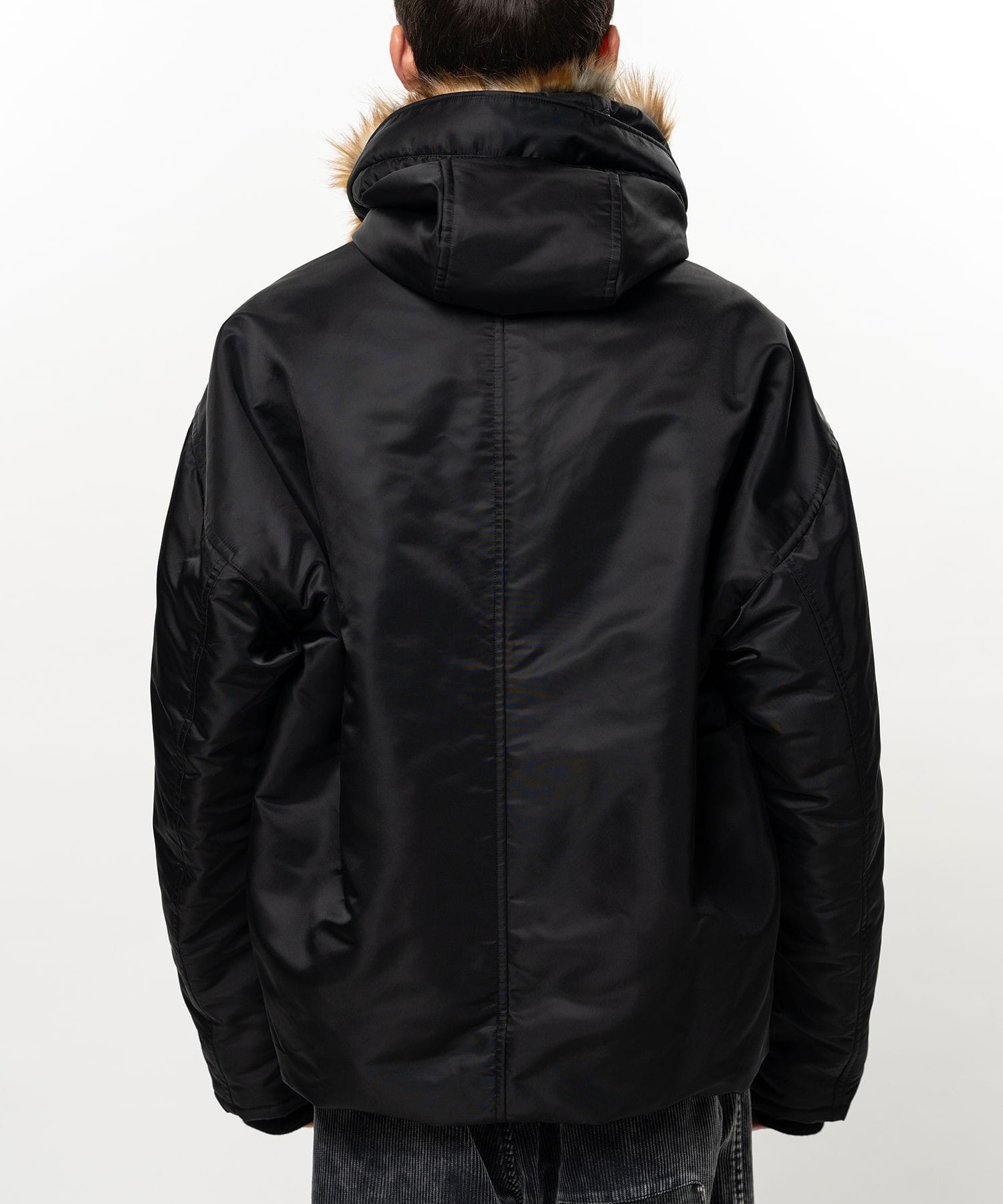 BOTTOM FOLDED HOODED BL Maison MIHARA YASUHIRO