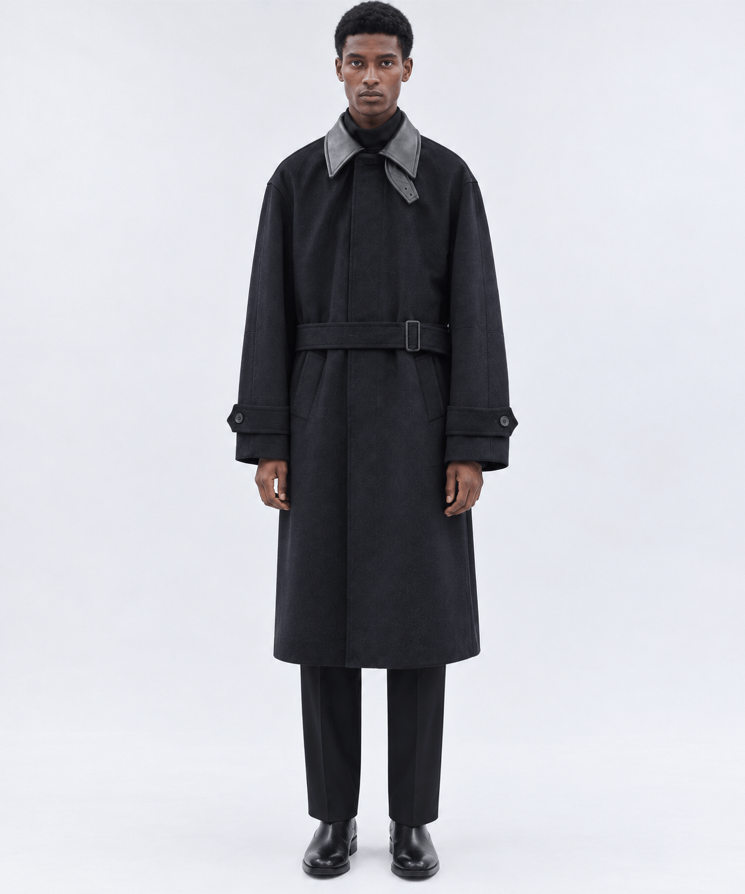 ANGOLA WOOL BALMACAN COAT ANTHEM A