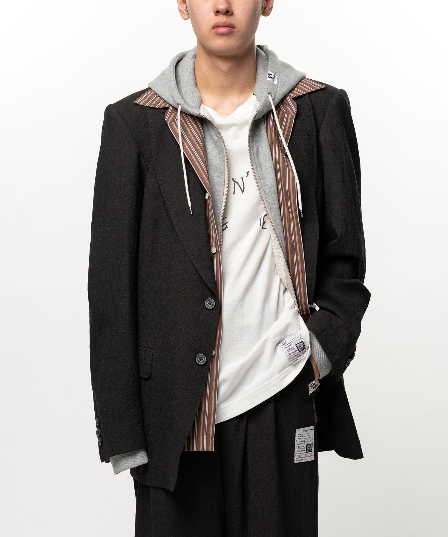 TRIPLE LAYERED BLAZER Maison MIHARA YASUHIRO