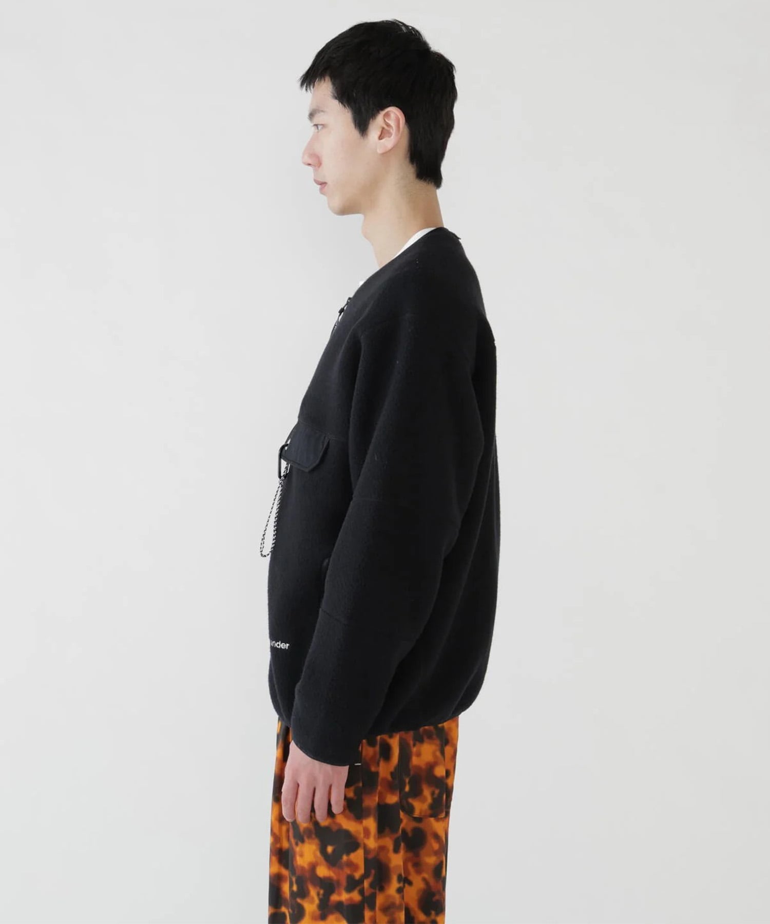 wool fleece cardigan and wander