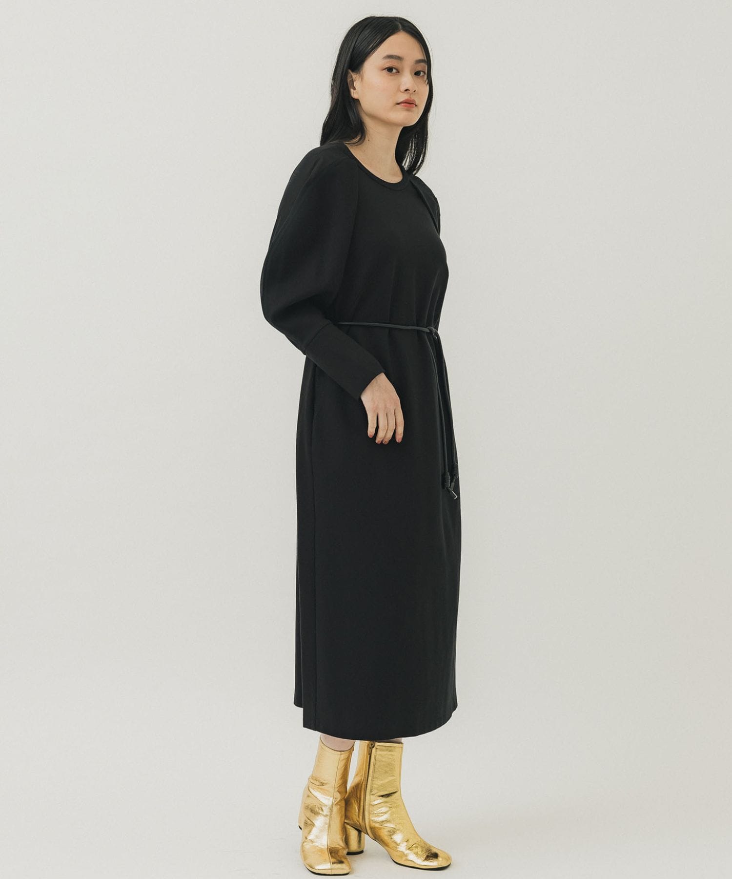 Jimena jersey dress BK(1 BLACK): AKIRANAKA: WOMENS｜ STUDIOUS