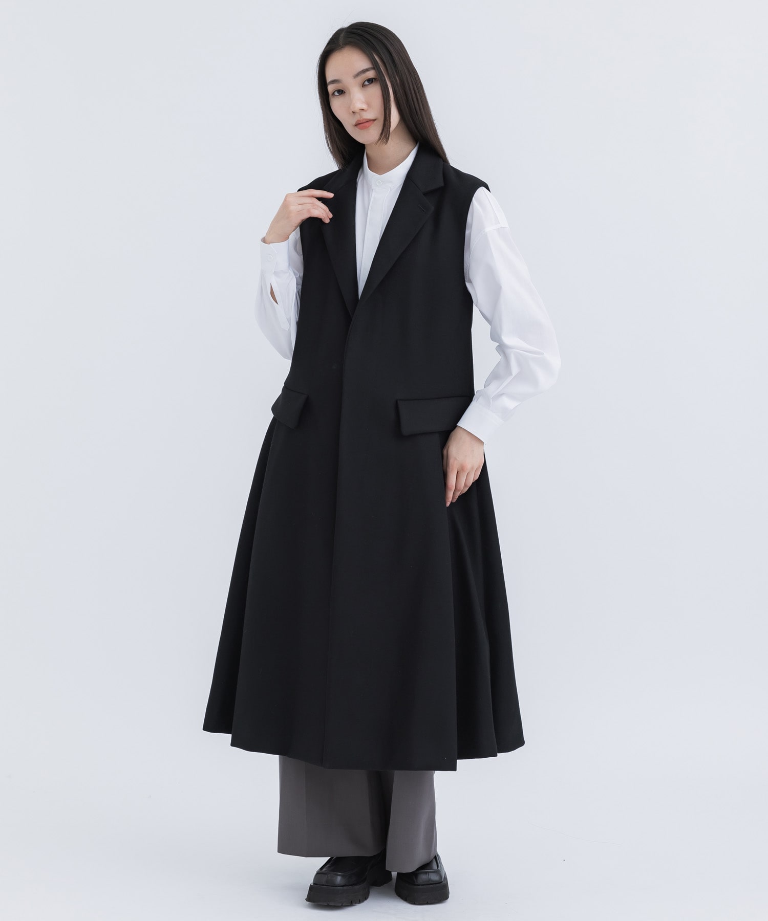 RERACS CHESTERFIELD LONG VEST THE RERACS
