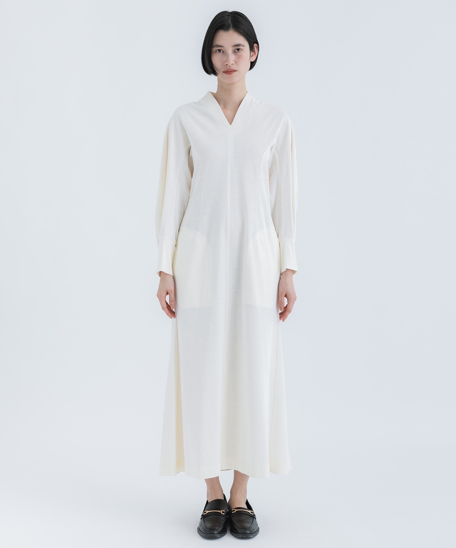 Mame Kurogouchi V-Neck Dress ワンピース - ワンピース
