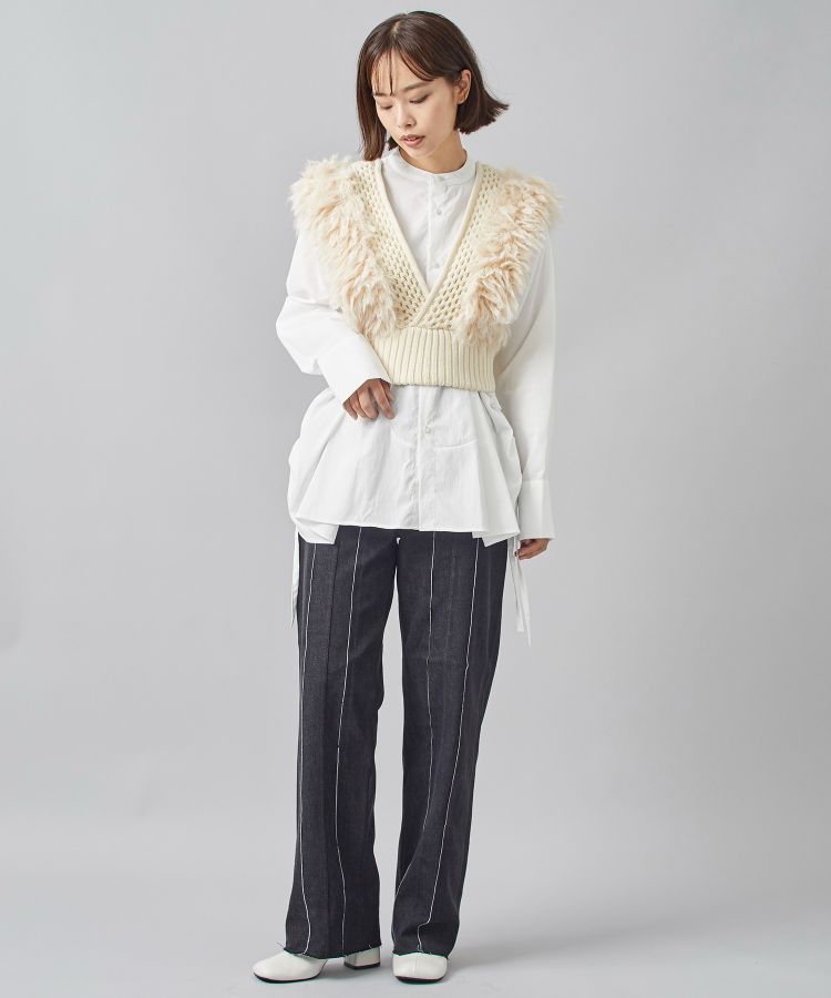 別注Patchwork Fringe Top LEINWANDE