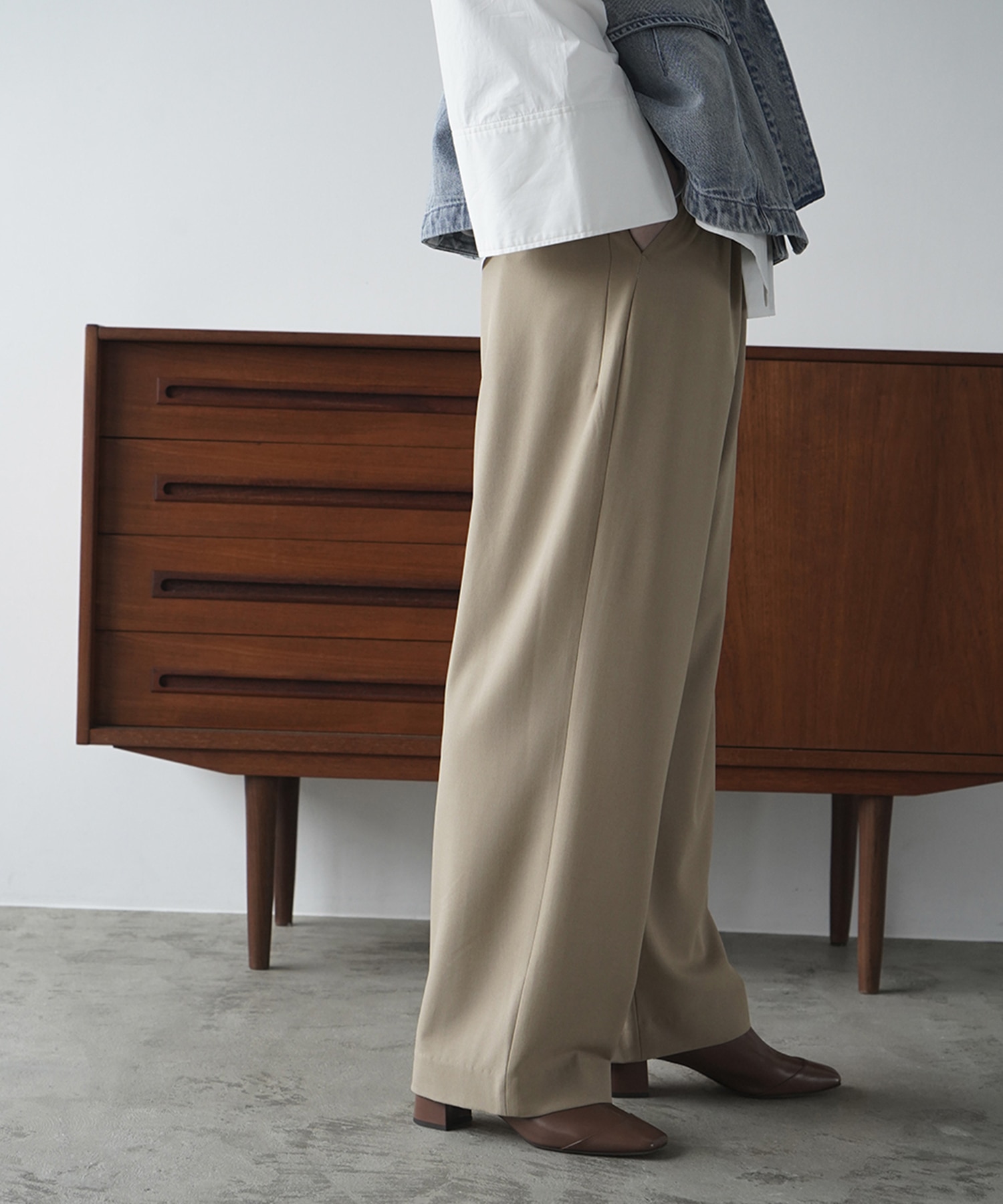 CLANE★BASIC TUCK PANTS/ベーシックタックパンツその他