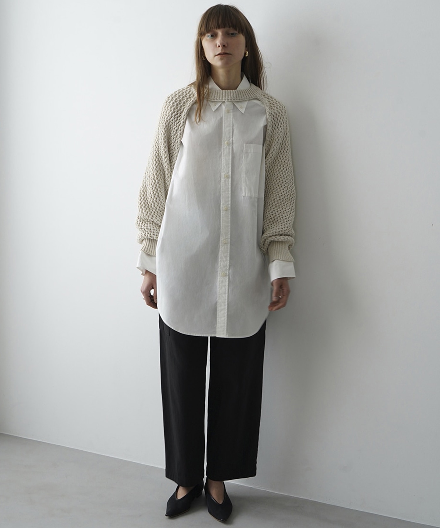 HUGE SHIRT(S WHITE): CLANE: WOMENS｜ STUDIOUS ONLINE公式通販サイト