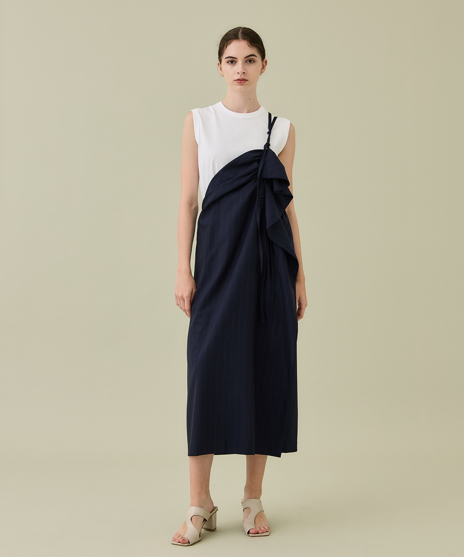 Frill One Shoulder Dress(2 NAVY): UJOH: WOMENS｜ STUDIOUS ONLINE公式通販サイト