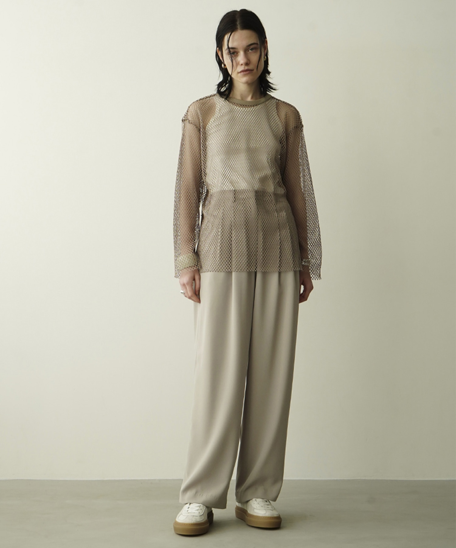 BASIC TUCK PANTS(0 IVORY): CLANE: WOMENS｜ STUDIOUS ONLINE公式通販