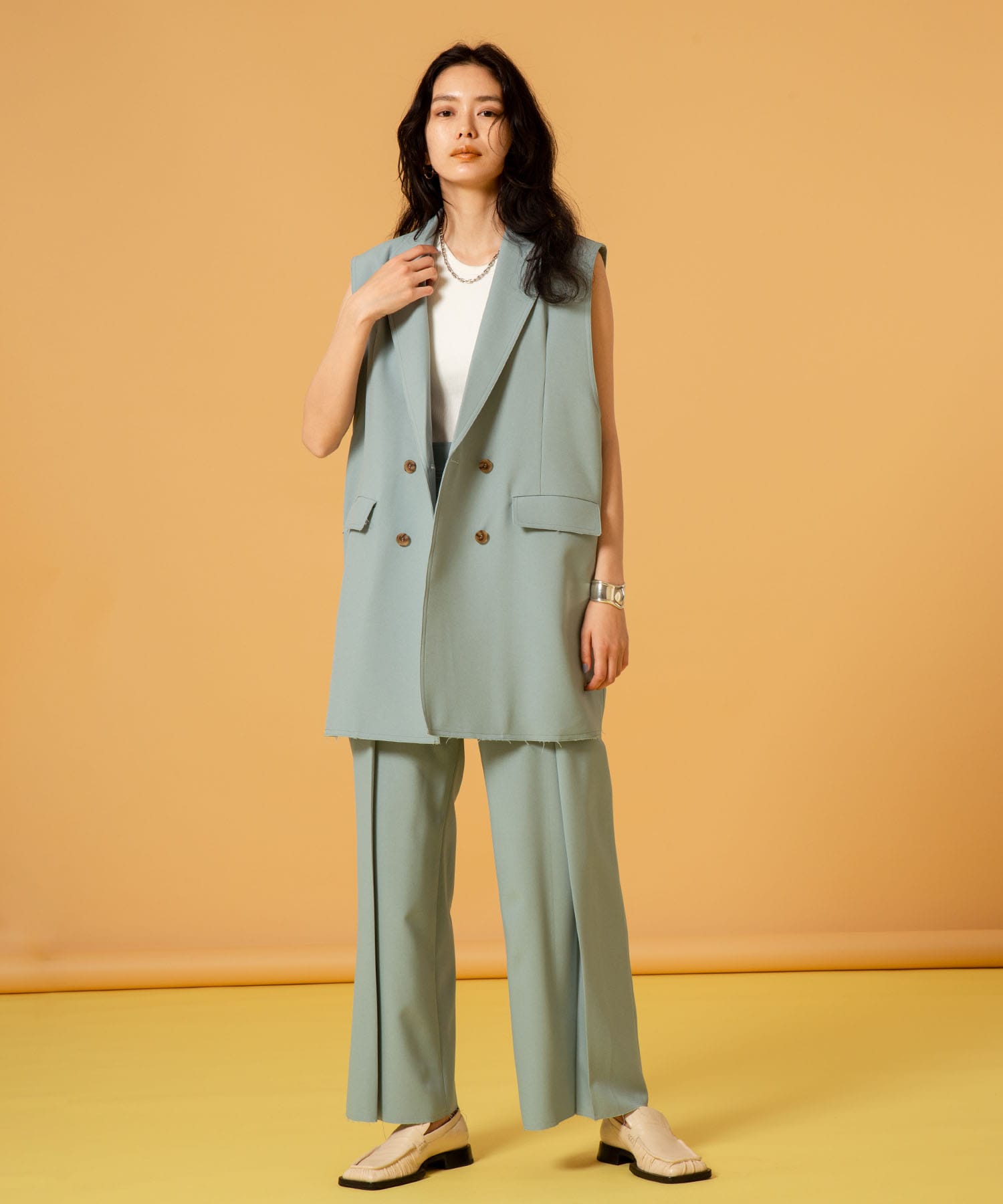 タックワイドパンツ MATURED