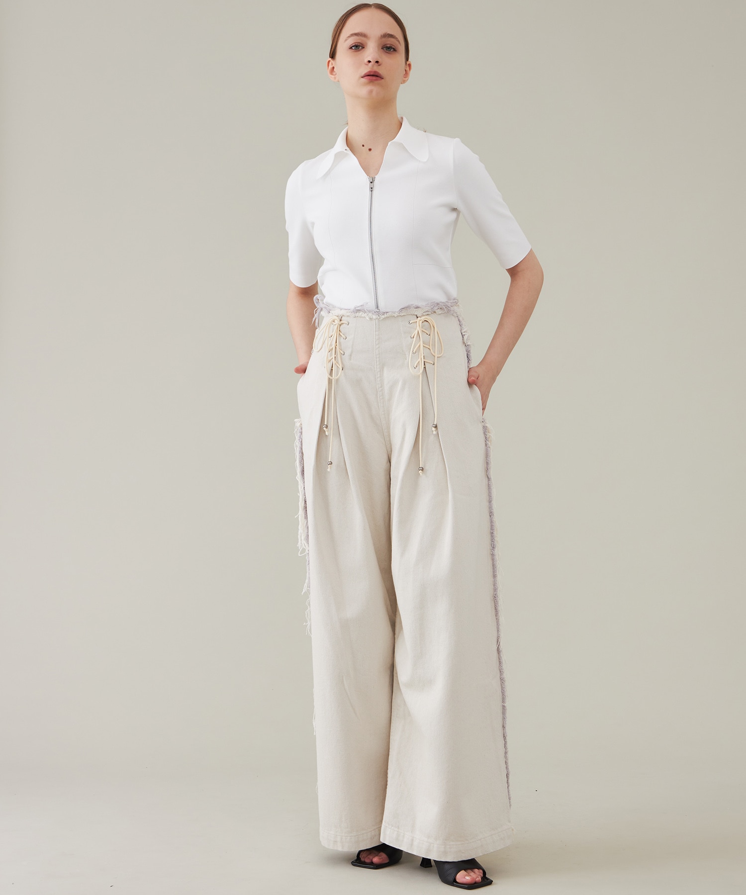 TAVAR - Laced up waist LIVINGTONE