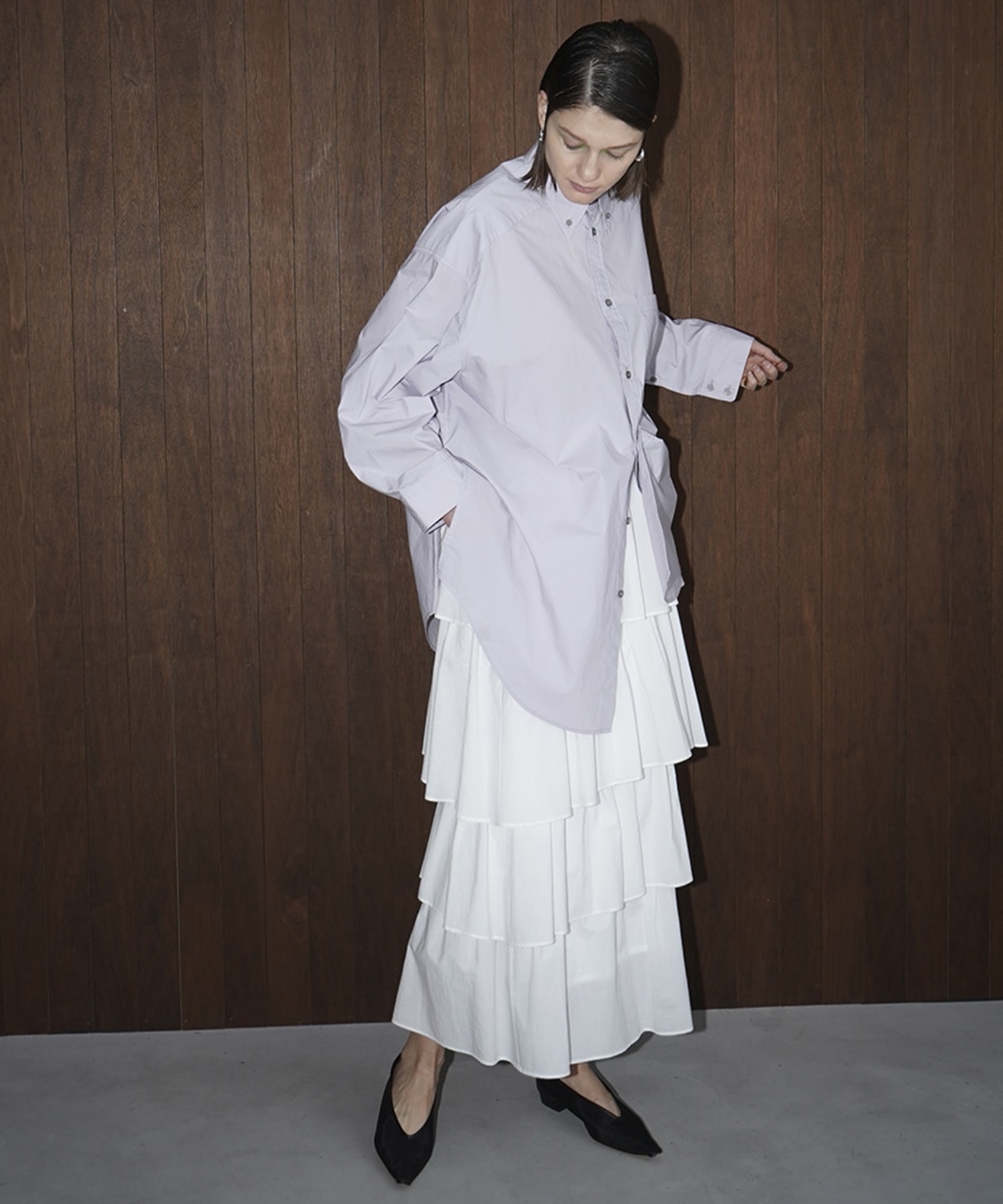 FRILL TIERED SKIRT(0 WHITE): CLANE: WOMENS｜ STUDIOUS ONLINE公式