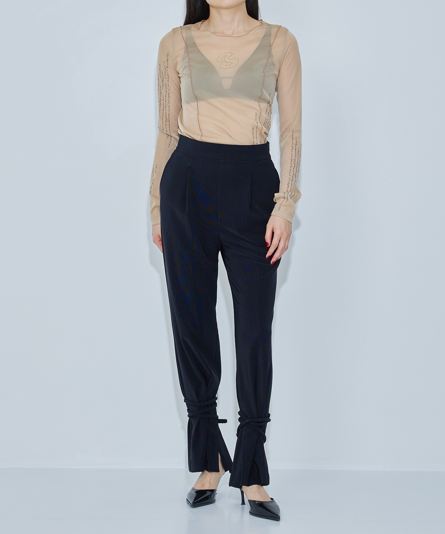 Relax Ancle String Pants STUDIOUS