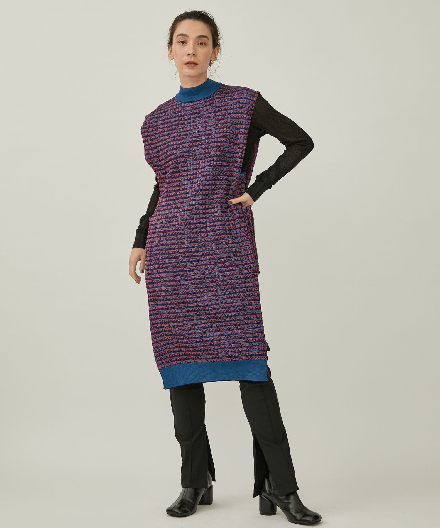 Wide rib knit dress(36 RED): TOGA PULLA: WOMENS｜ STUDIOUS