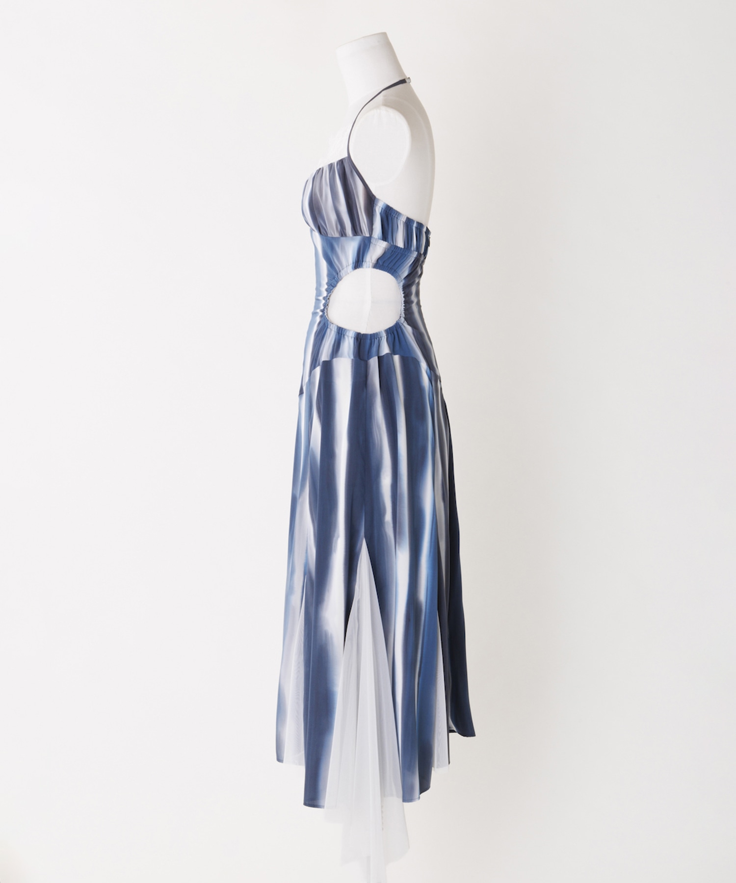 HAND PRINTED HALTER DRESS(1 GREY): FETICO: WOMENS｜ STUDIOUS