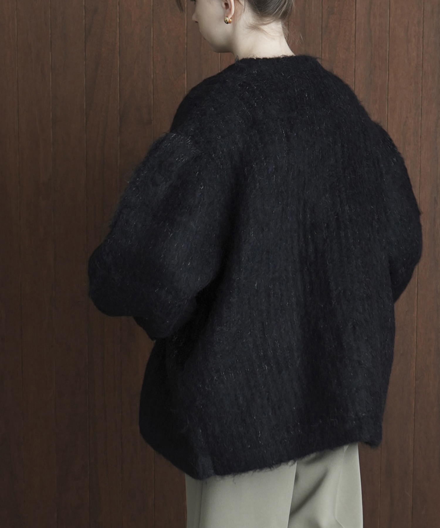 高評価 CLANECOLOR MOHAIR SHAGGY CARDIGAN レッド1 | rpagrimensura