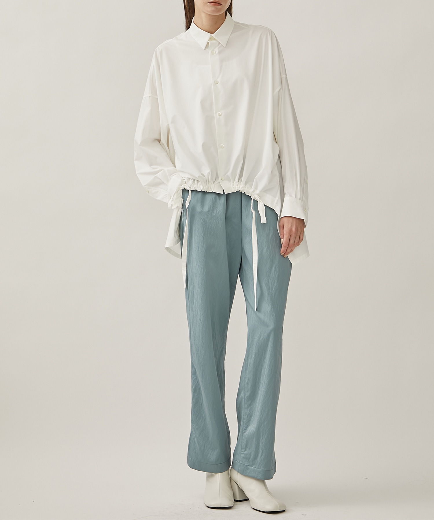 Milling satin slit pants 08sircus
