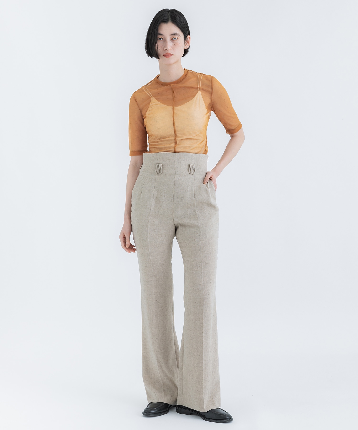 Linen Touch Triacetate Suits Trousers Mame Kurogouchi