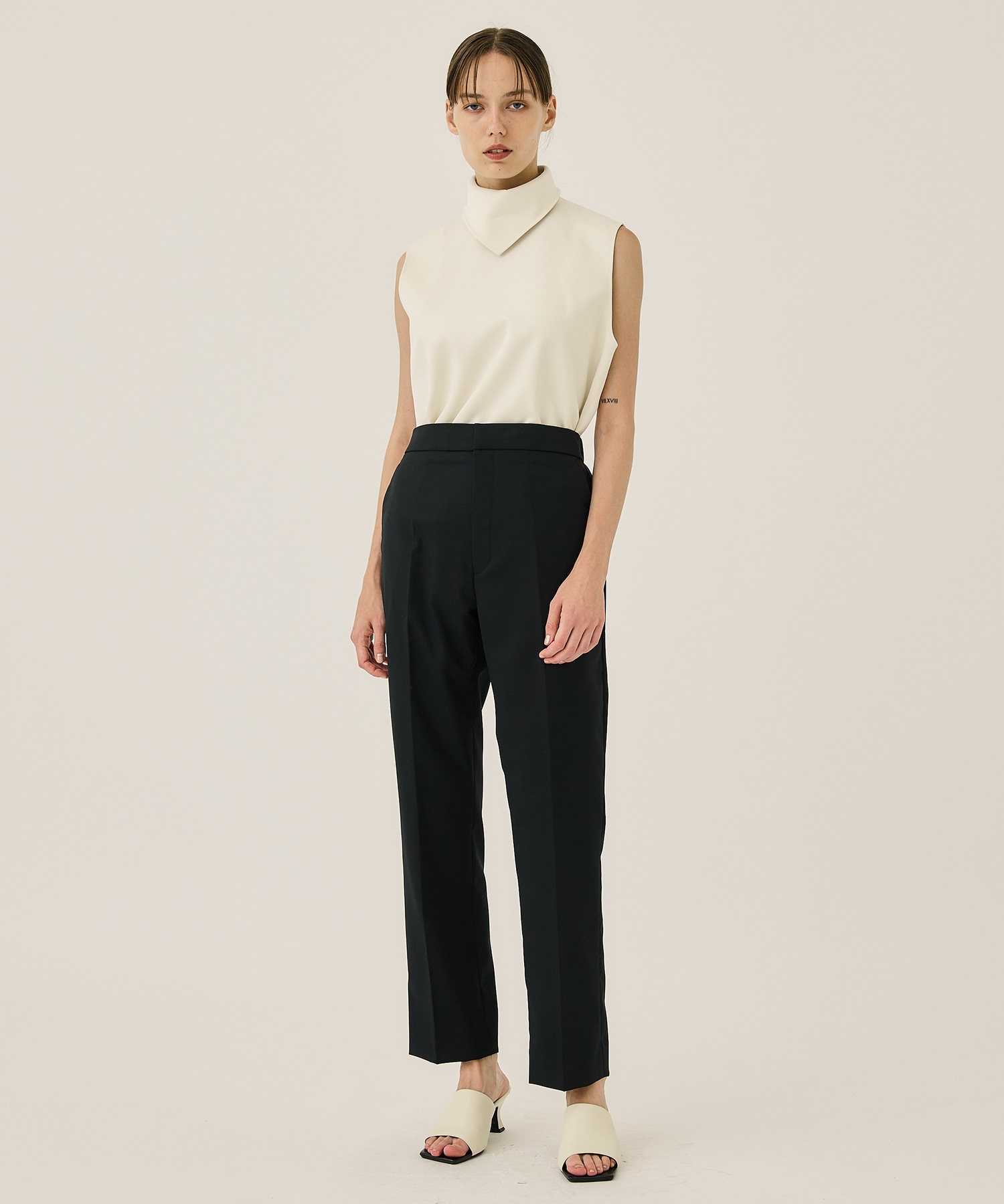 T/W TWILL SLIM PANTS CINOH