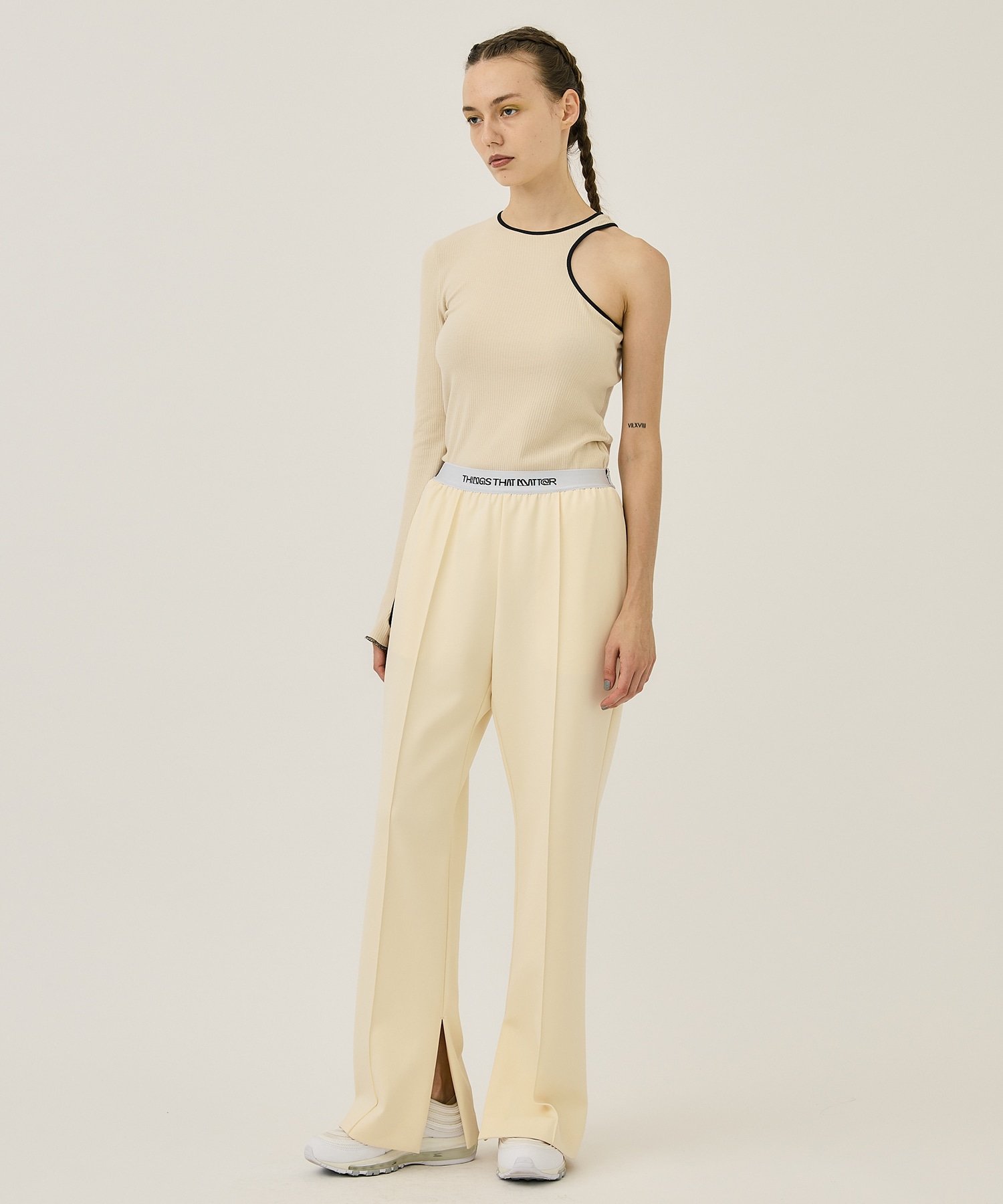 NEW SCUBA JERSEY PANTS(1 IVORY): THINGS THAT MATTER: WOMENS