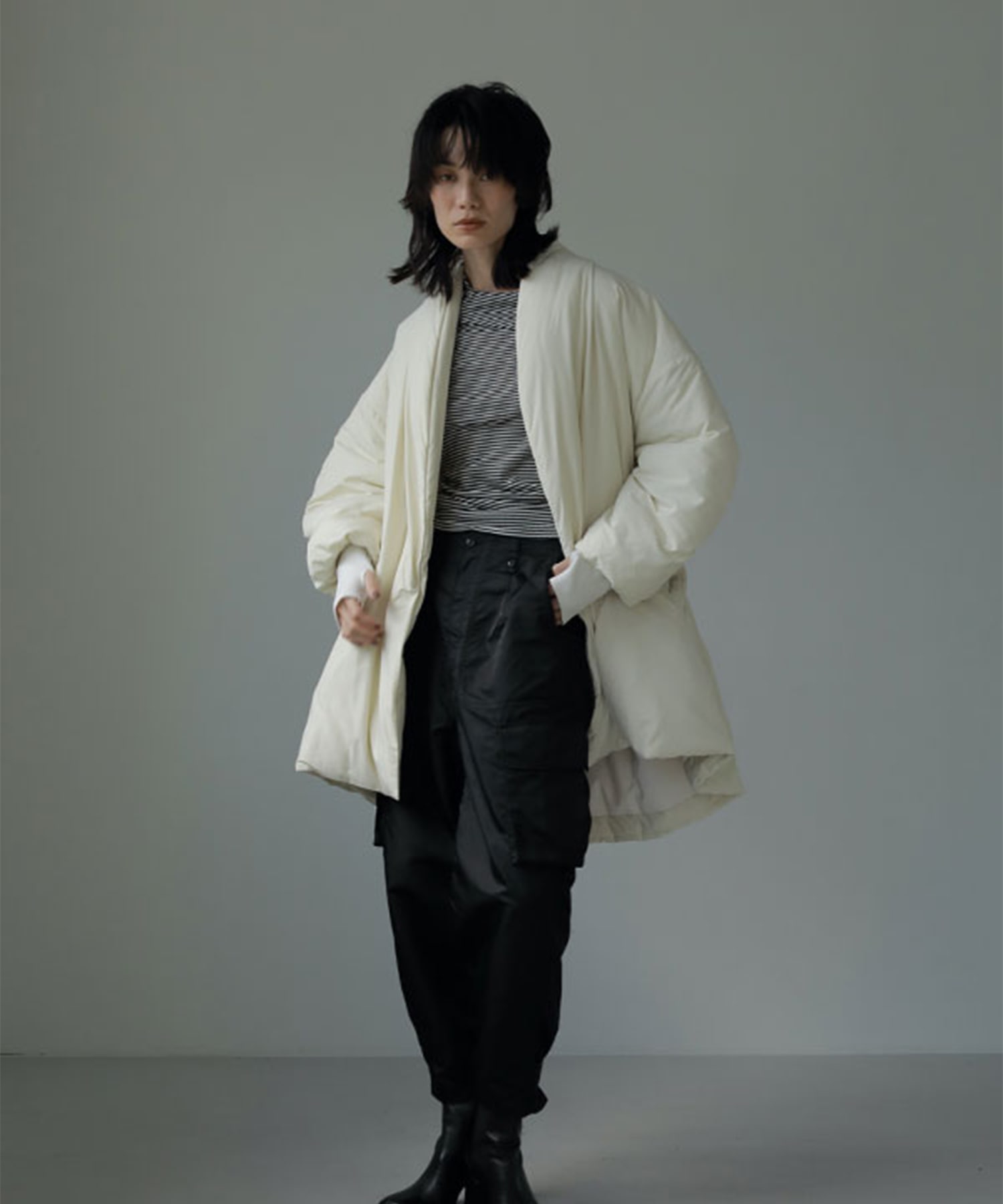 エンベロップパディングコート(S WHITE): ETRE TOKYO: WOMENS