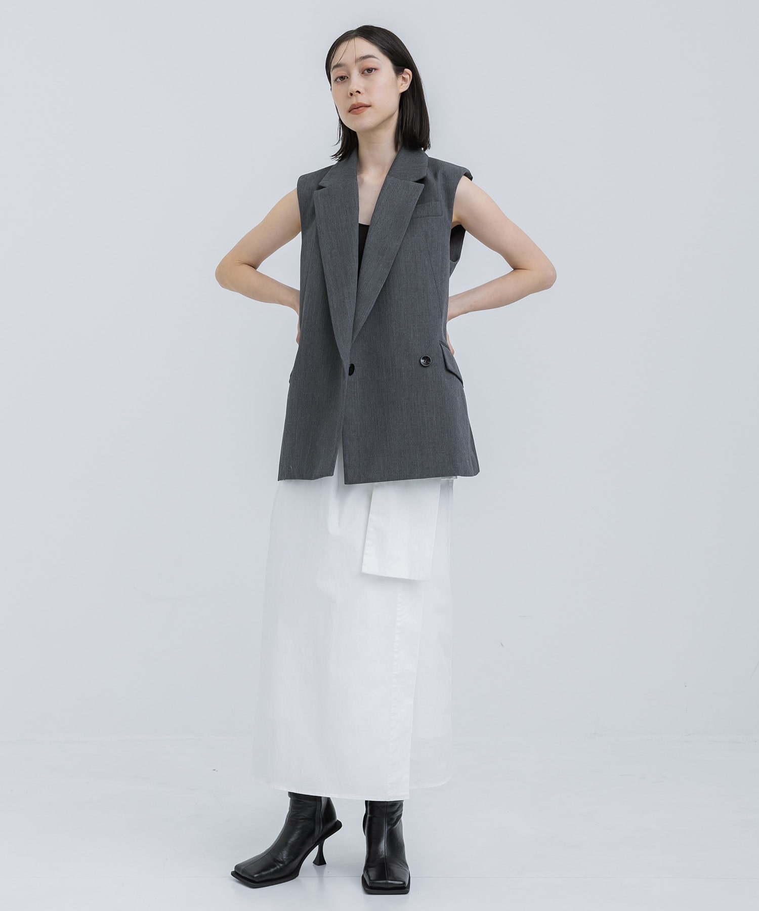 Tailored Vest(36 GREY): IIROT: WOMENS｜ STUDIOUS ONLINE公式通販サイト