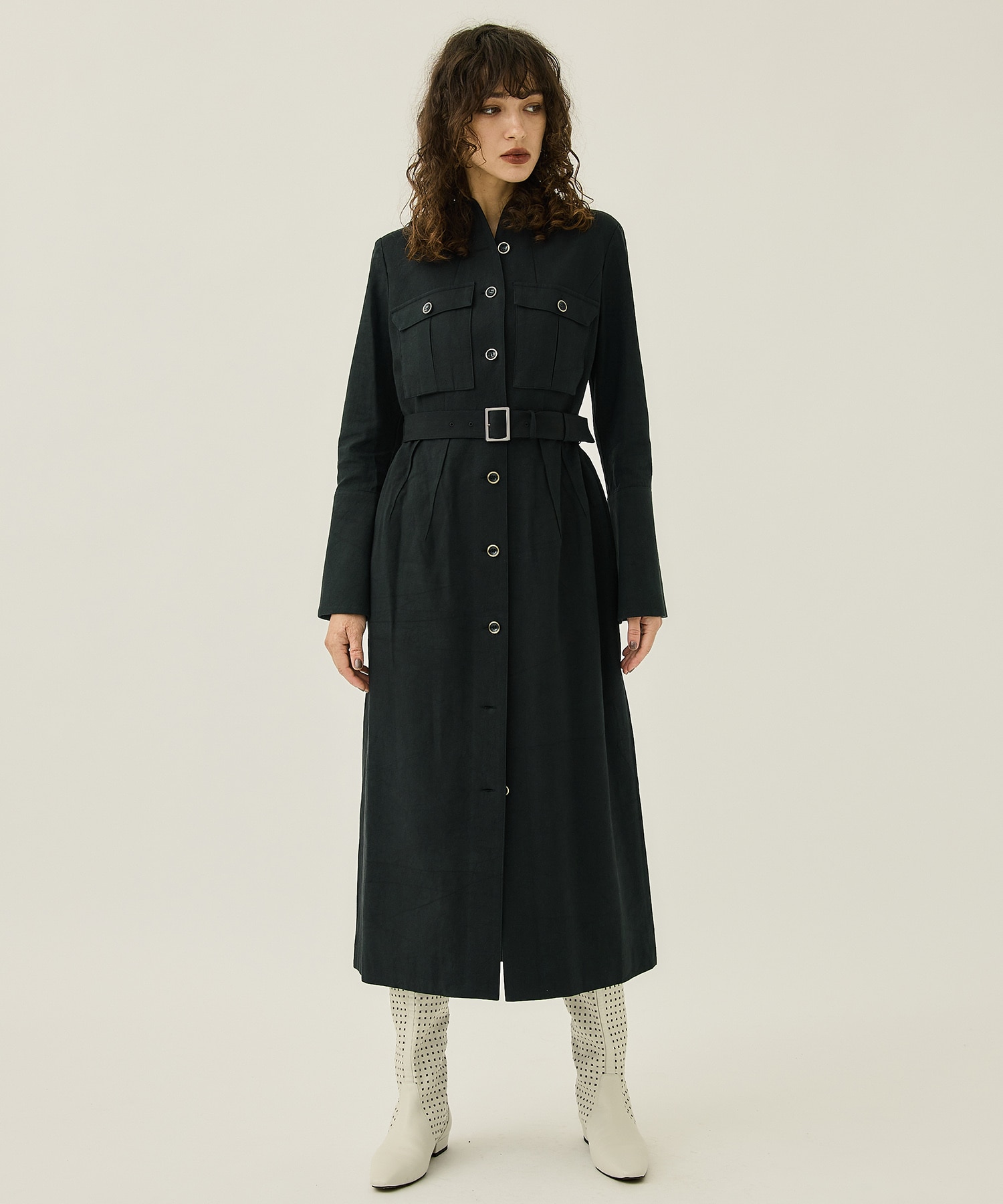 新品未使用・完売商品】AKIRANAKA TRENCH COAT DRESS - ロングワンピース