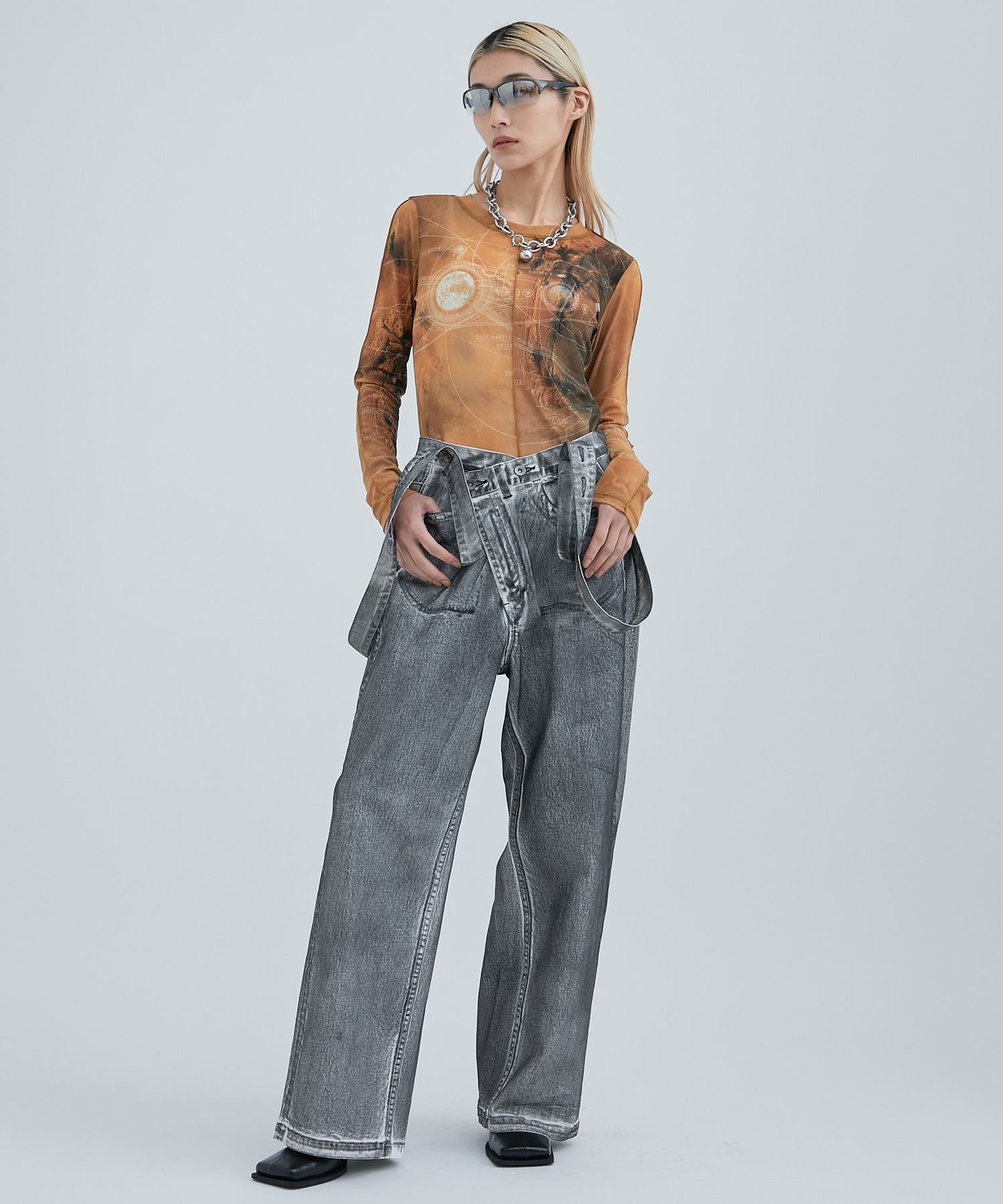 Cosmic Sheer Top(FREE BROWN): STUDIOUS: WOMENS｜ STUDIOUS ONLINE