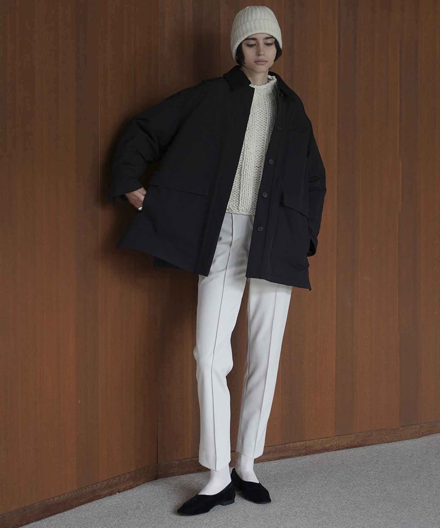 OVER QUILTING HUNTING JACKET CLANE