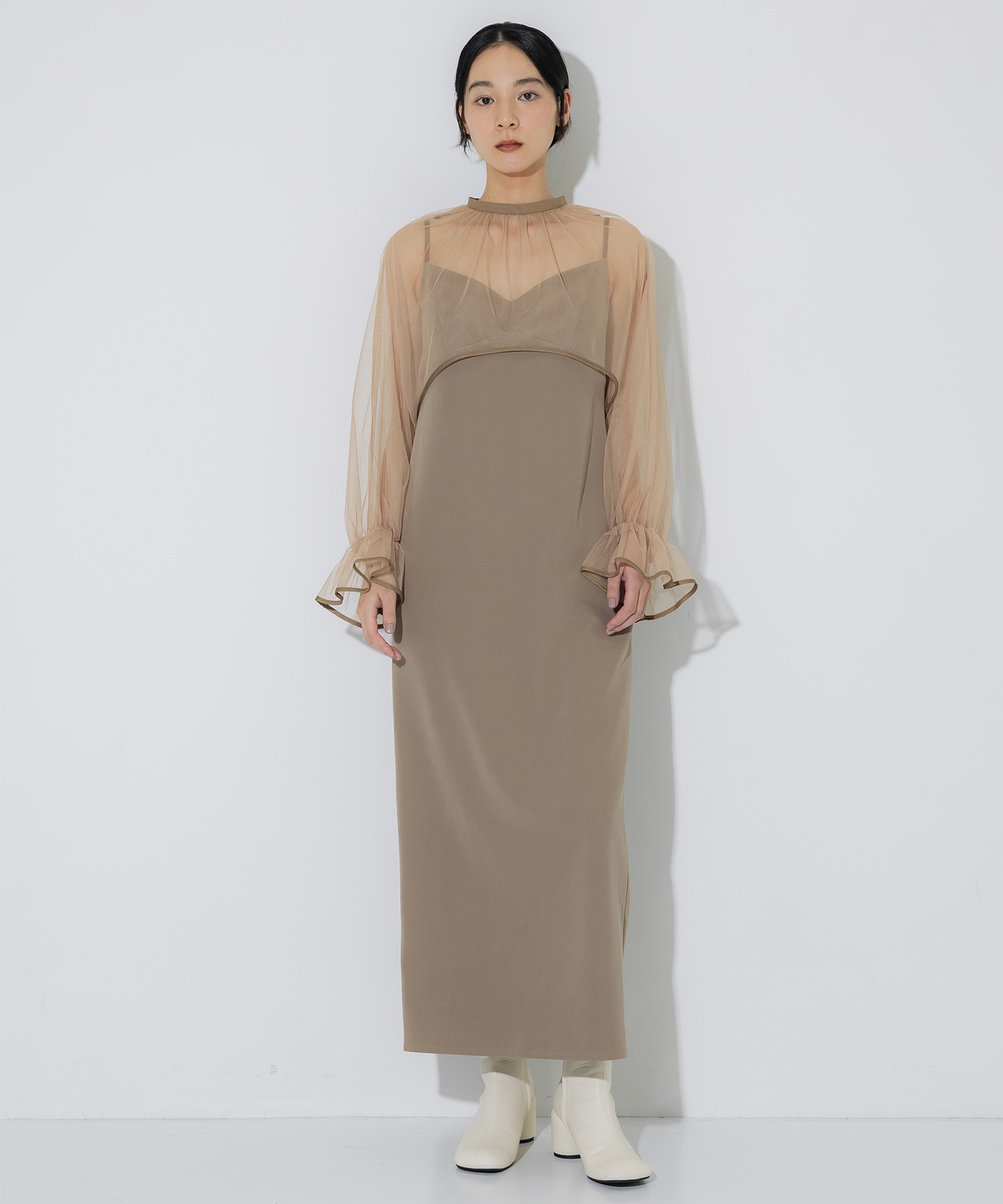 MANY WAY AIRY VEIL DRESS AMERI