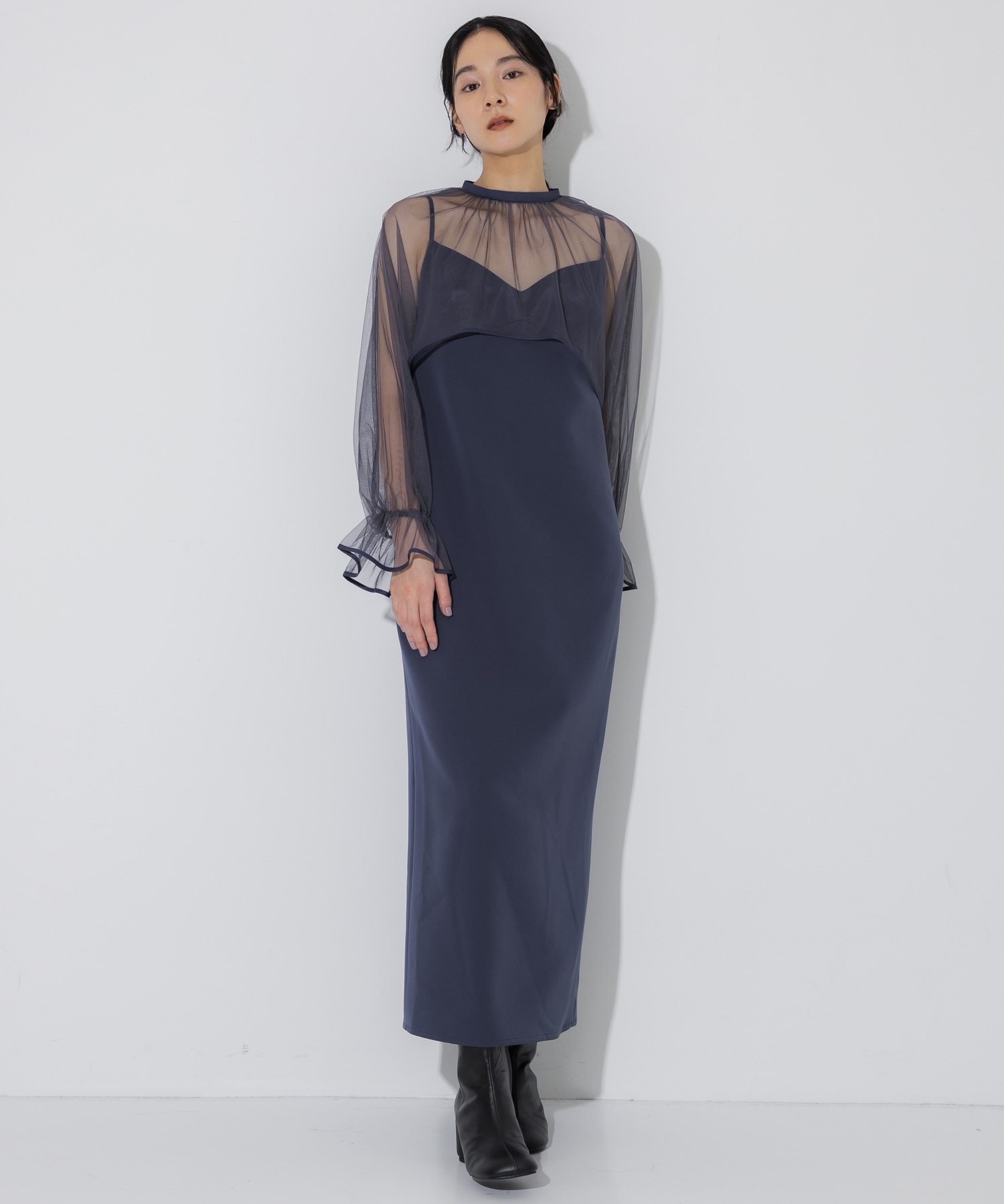 MANY WAY AIRY VEIL DRESS AMERI