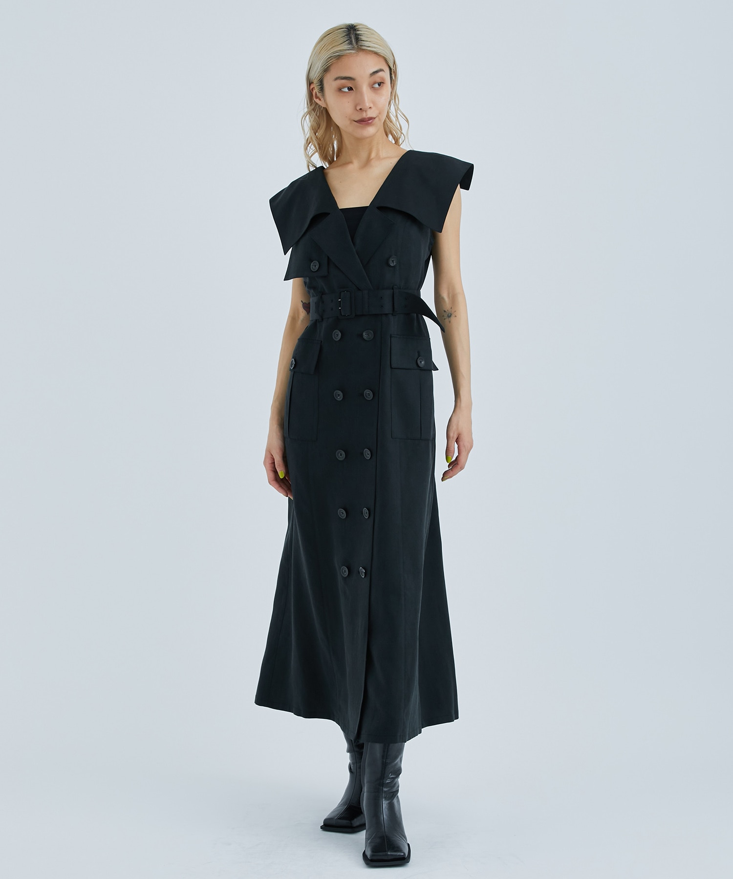 Consuelo dress BK(1 BLACK): AKIRANAKA: WOMENS｜ STUDIOUS ONLINE 