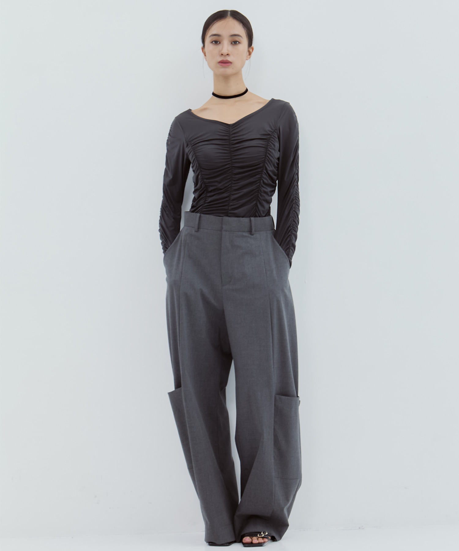 Gathered Skin Top STUDIOUS