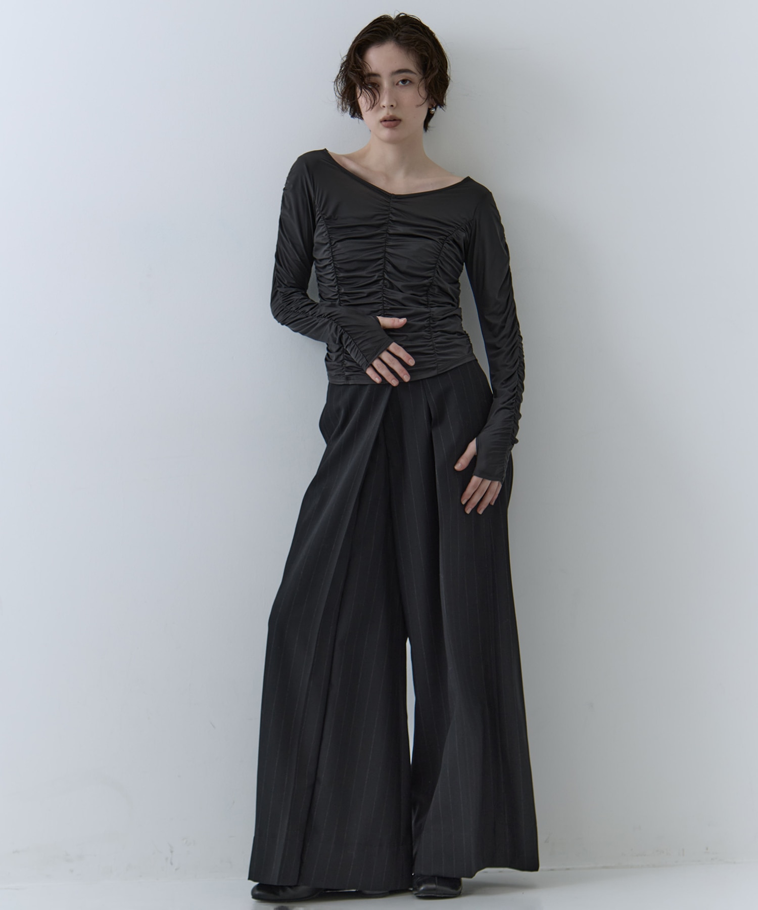 Gathered Skin Top STUDIOUS