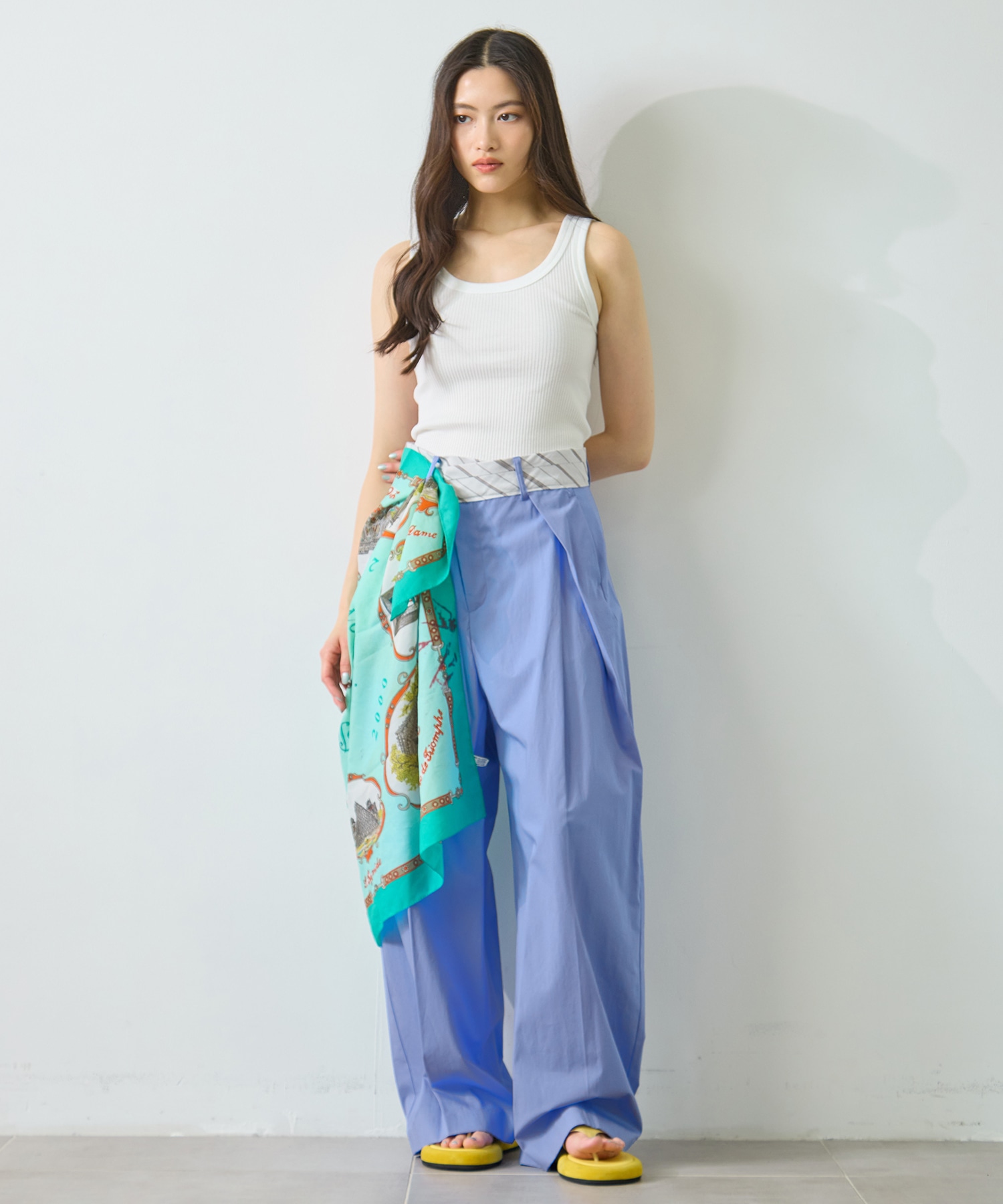 Cotton Tucked Trousers STUDIOUS