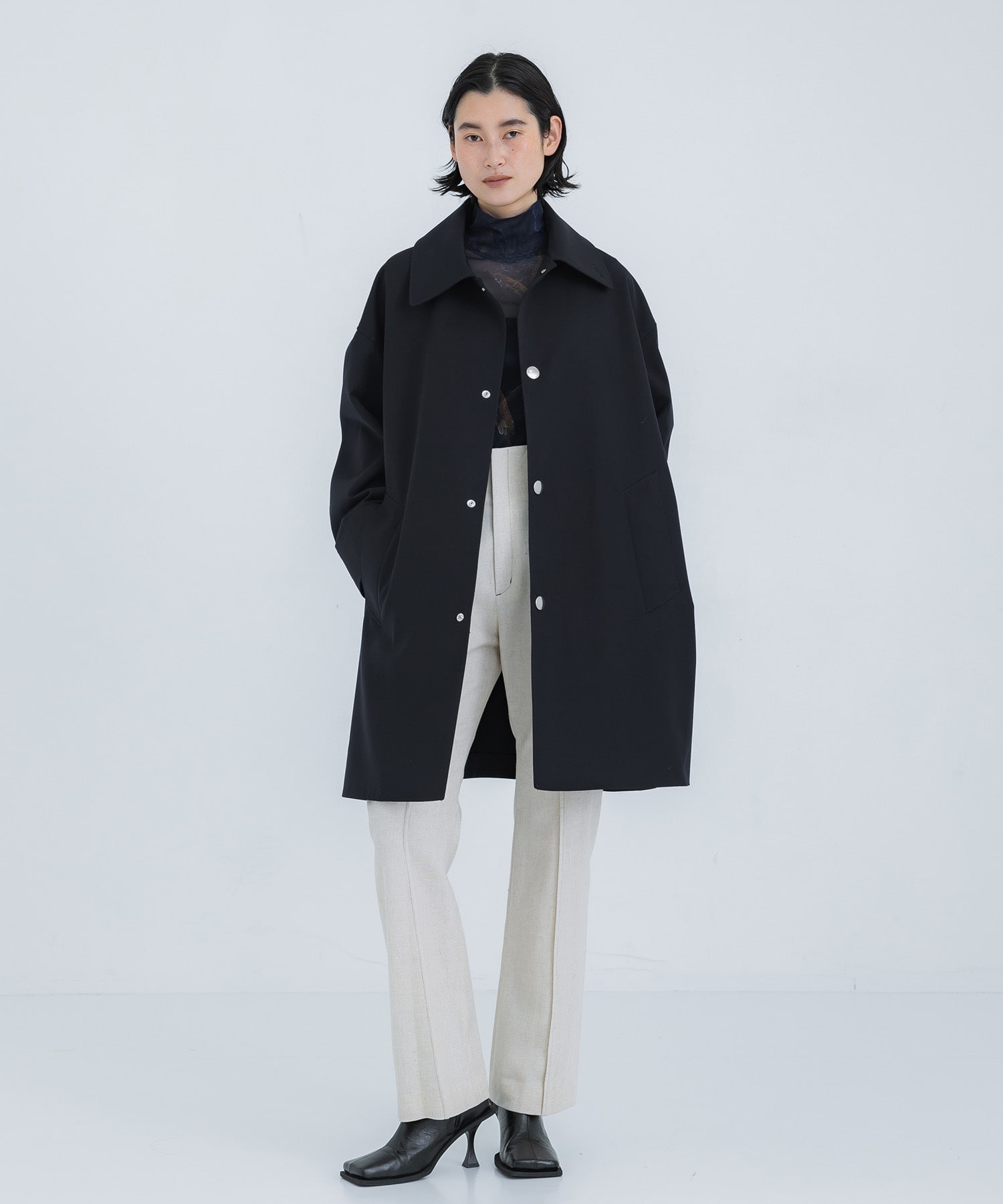THE MIDDLE BAL COLLAR COAT THE RERACS