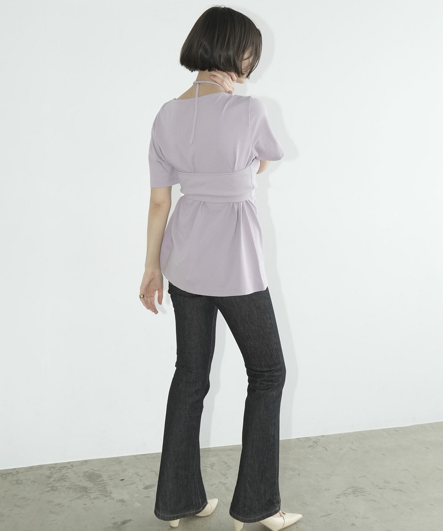 HALTER BUSTIER SET TEE CLANE