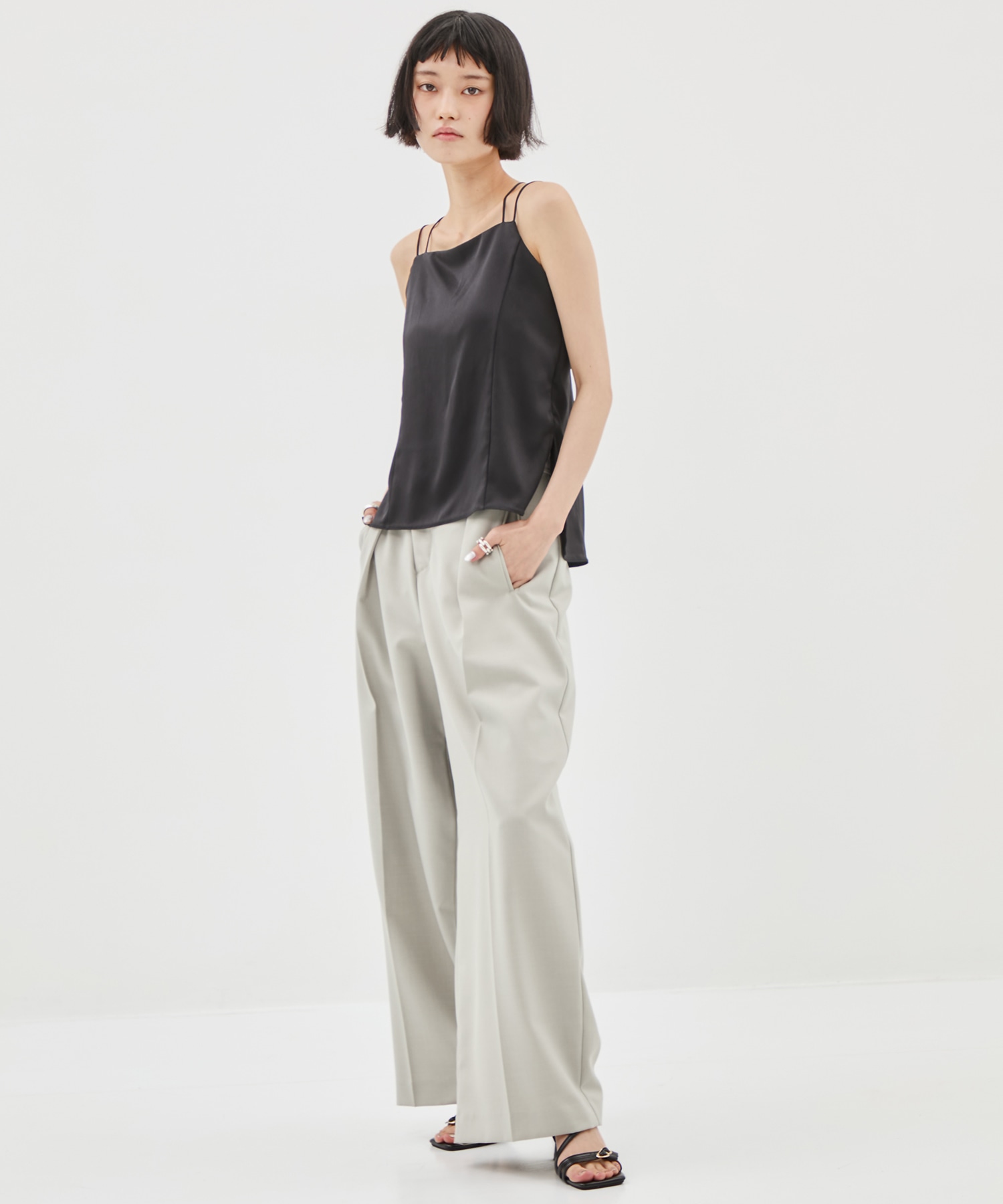 Asymmetric Front Trousers STUDIOUS