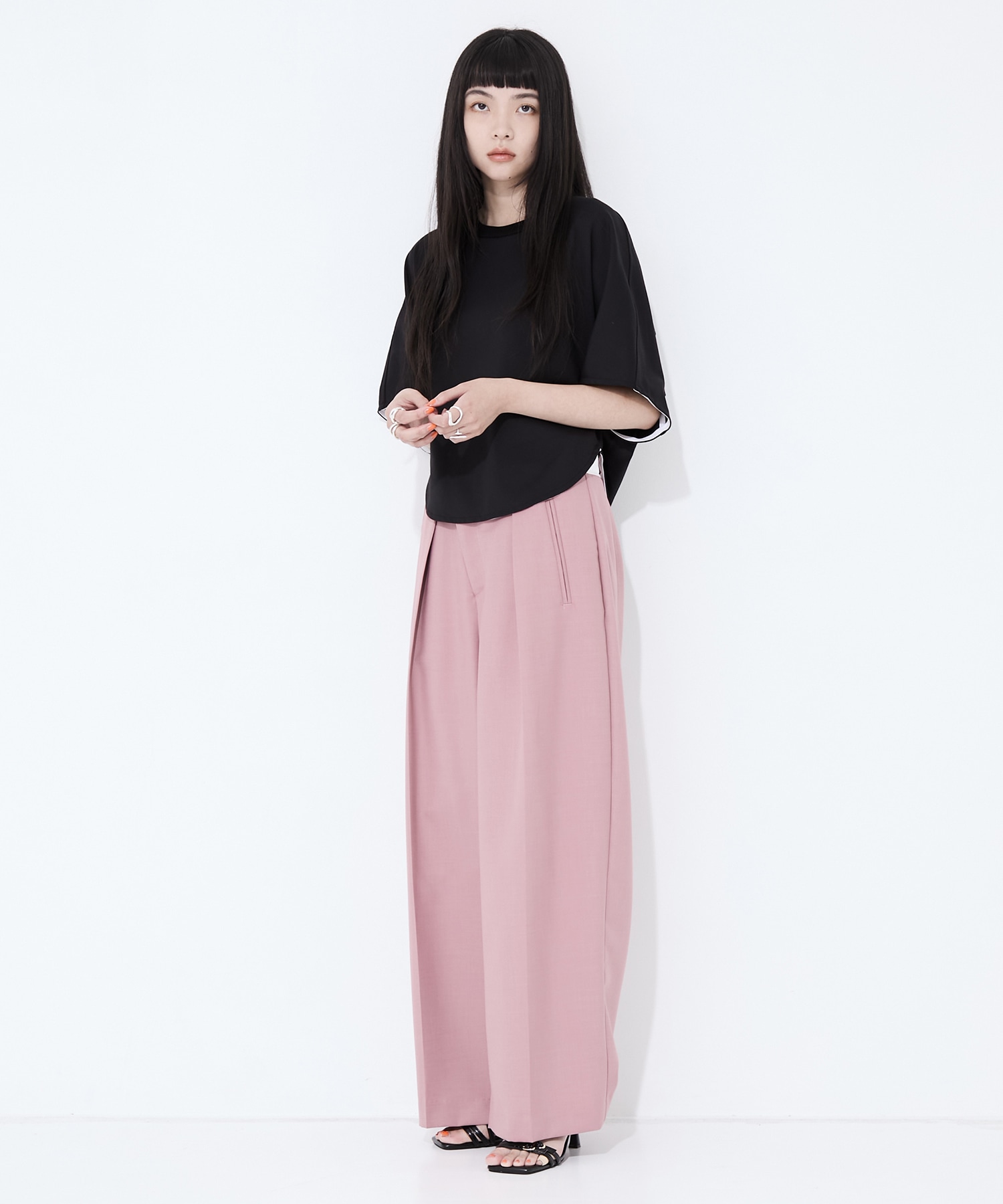 Asymmetric Front Trousers STUDIOUS