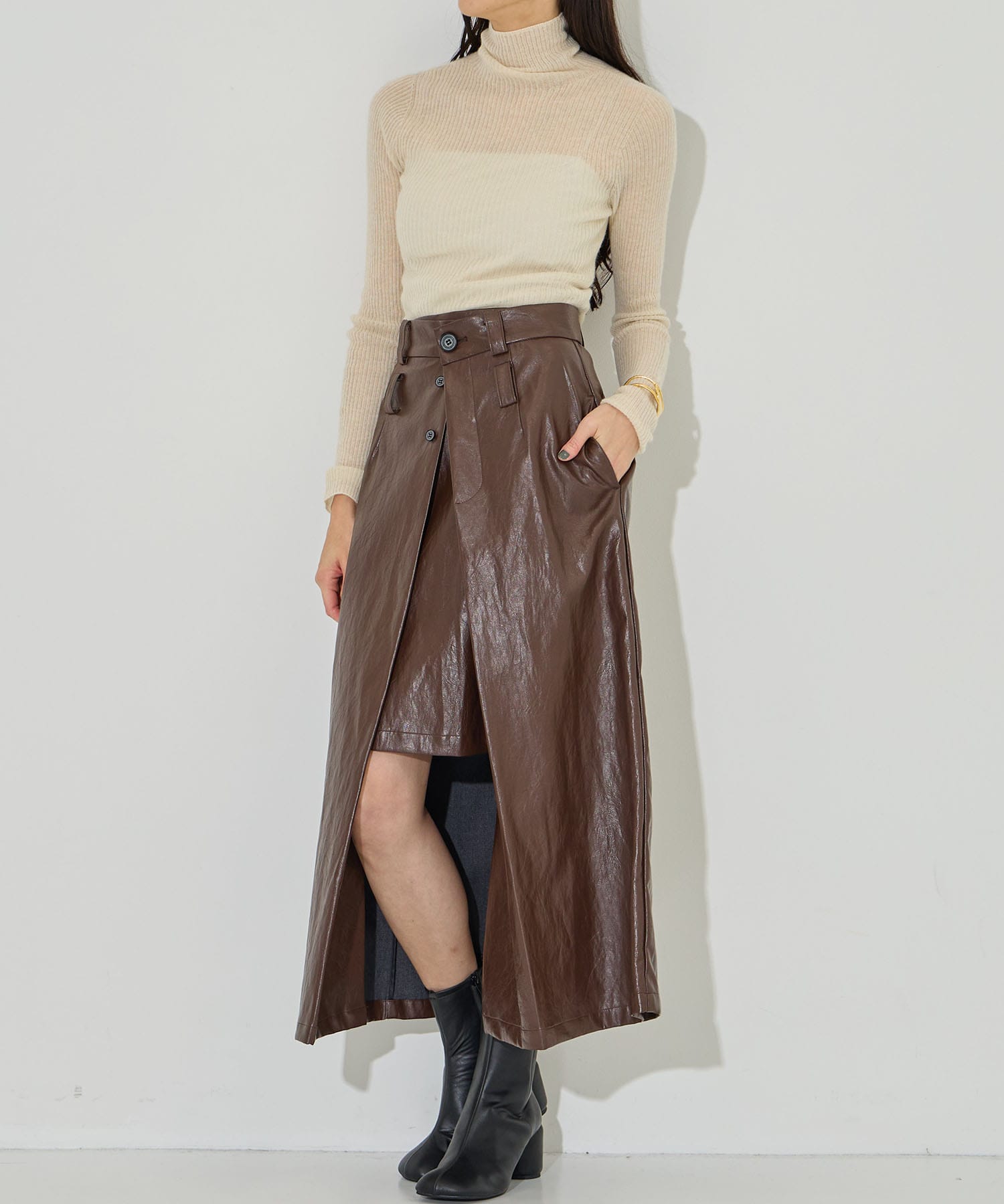 2way Silhouette Skirt STUDIOUS