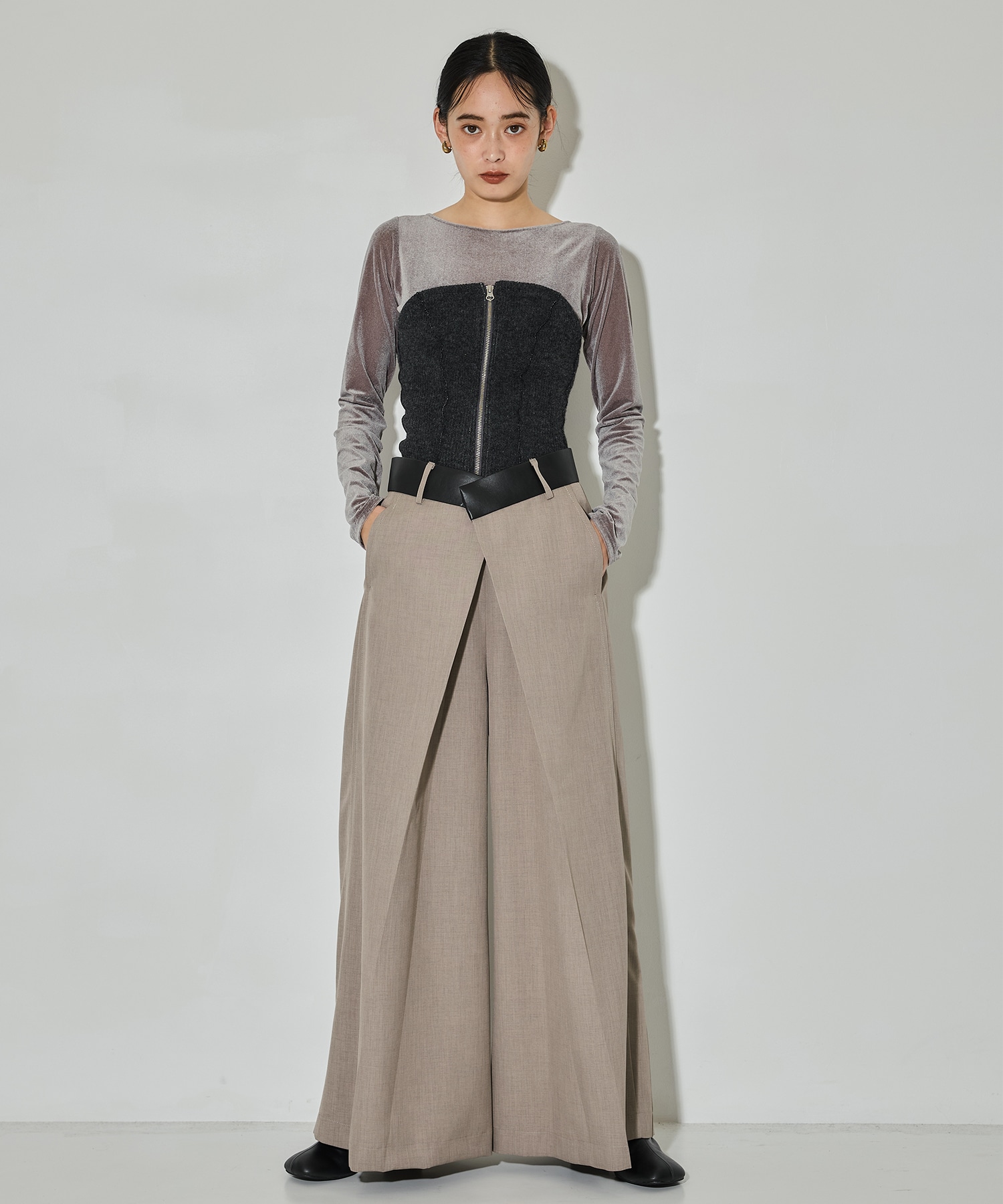 Leather Belted Trousers STUDIOUS