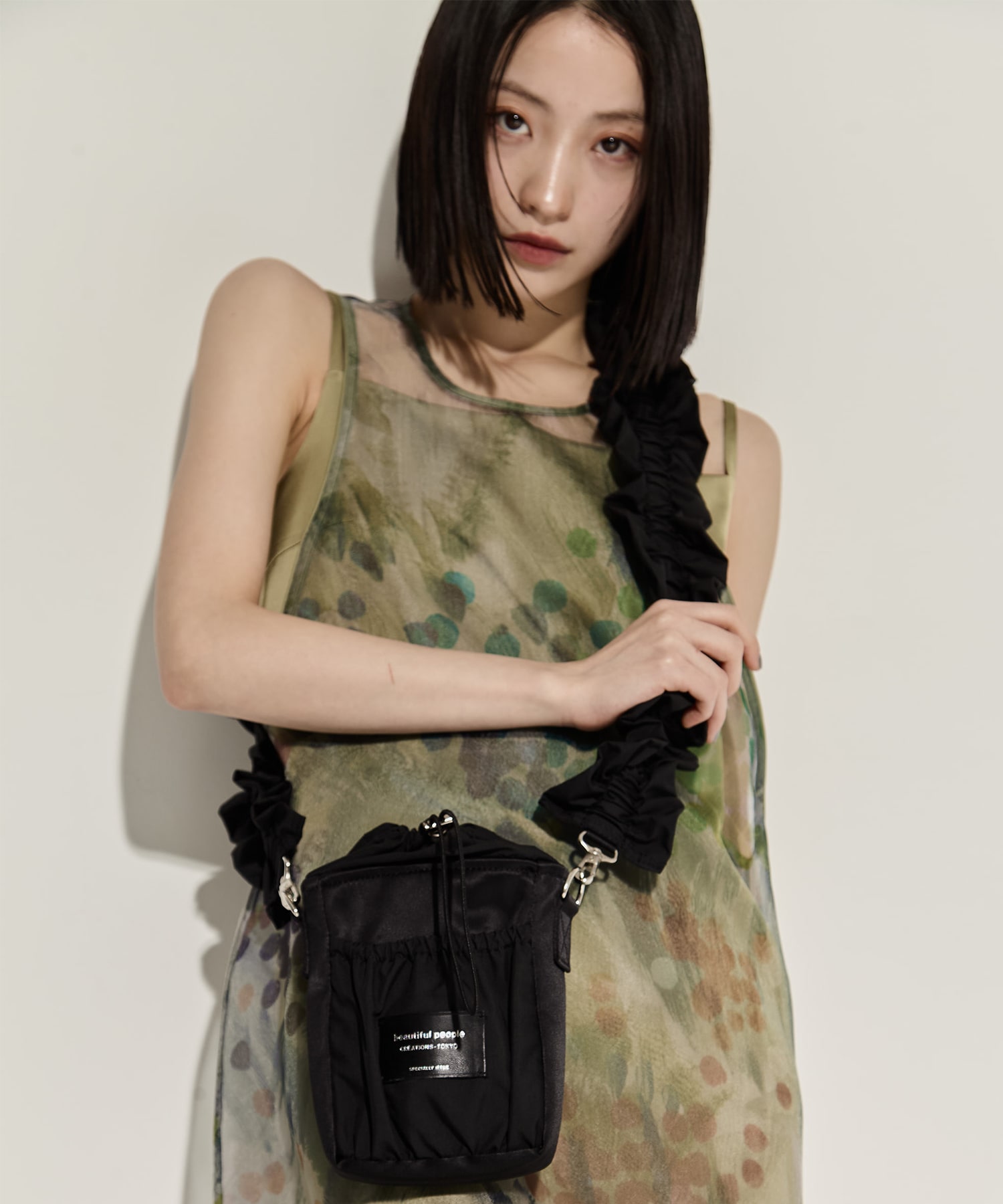 別注ギャザーショルダーバッグ beautiful people