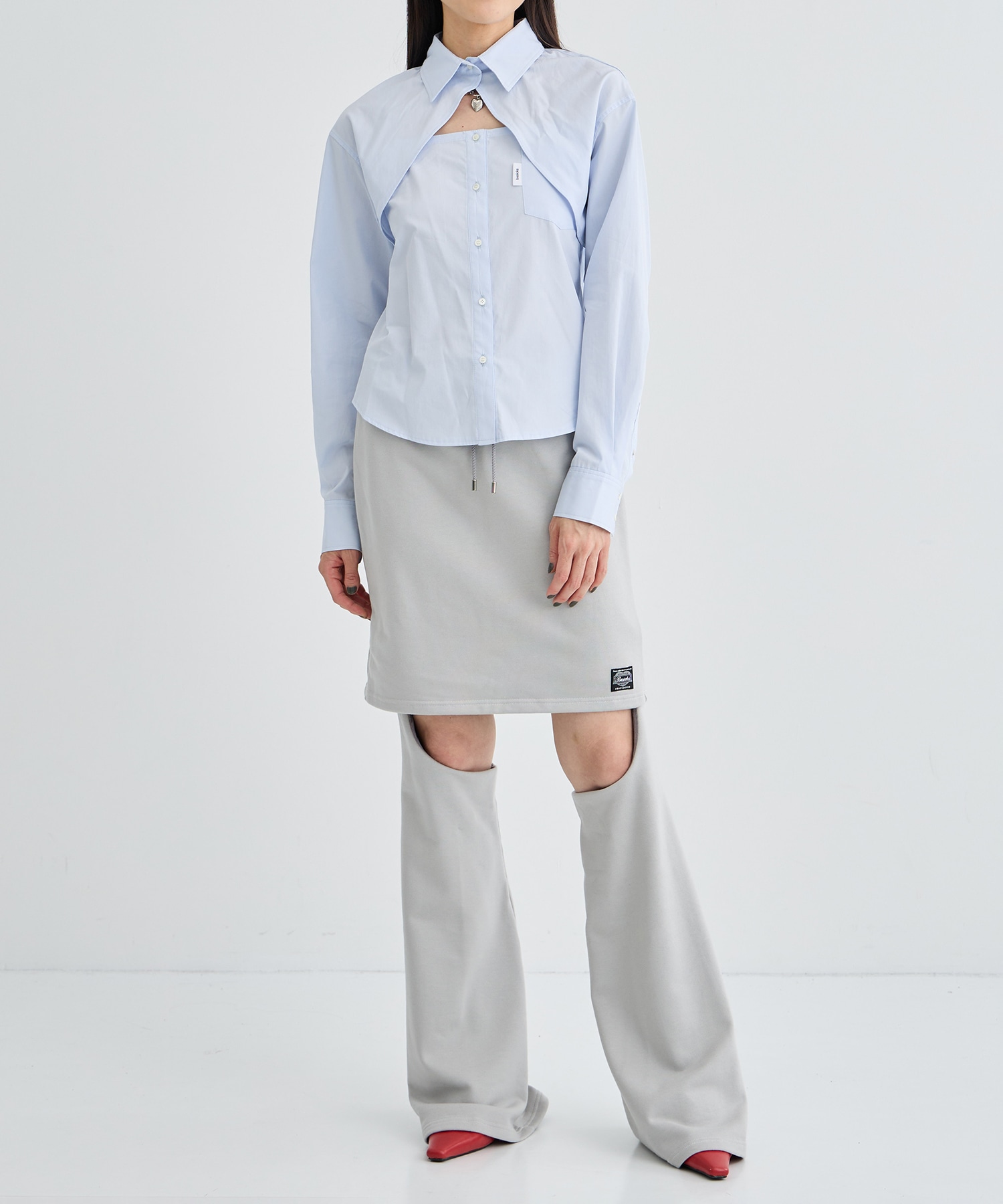 Cut-out Thomas Mason Shirt BASICKS